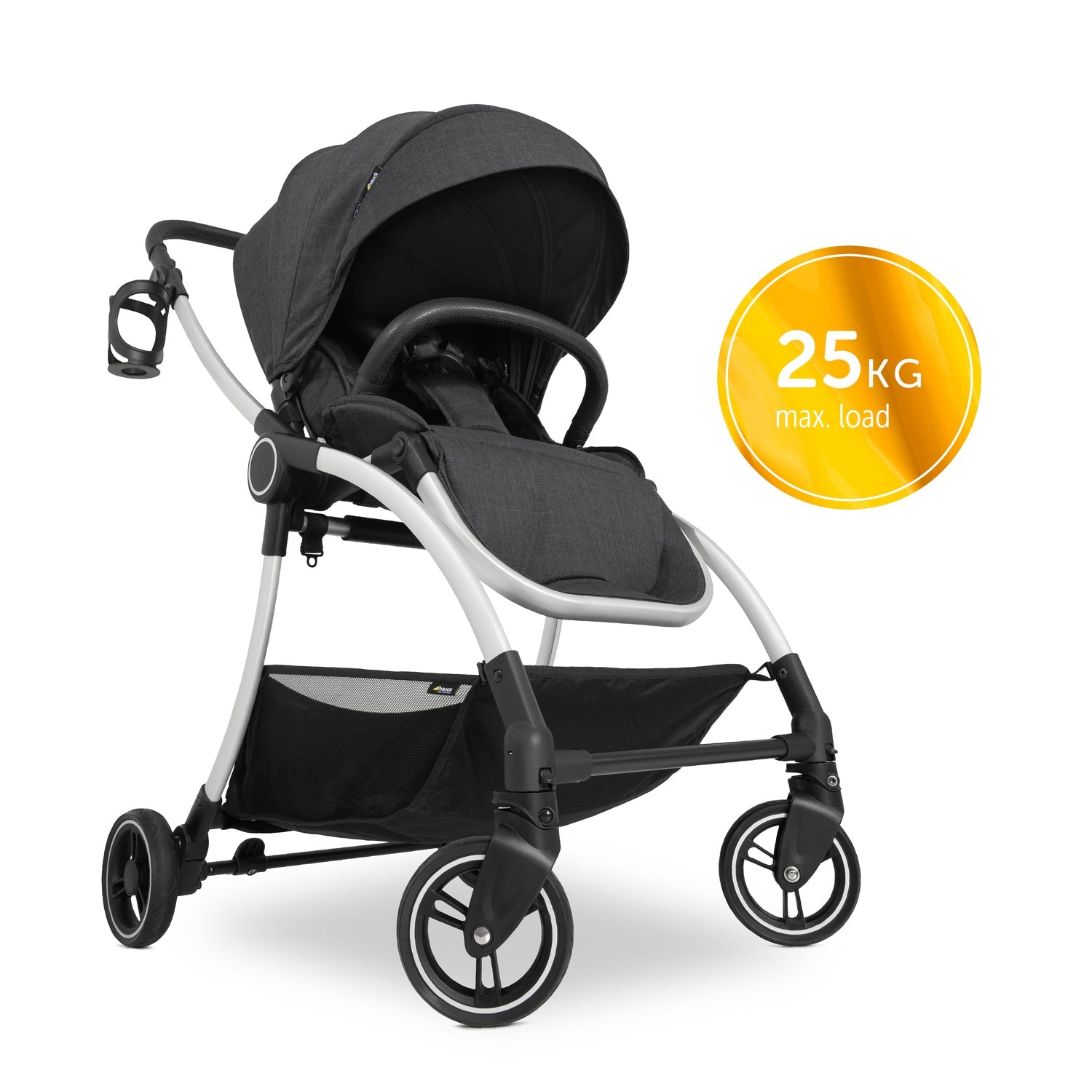 Hauck Eagle Colibri Lightweight City Stroller Black#color_black-melange