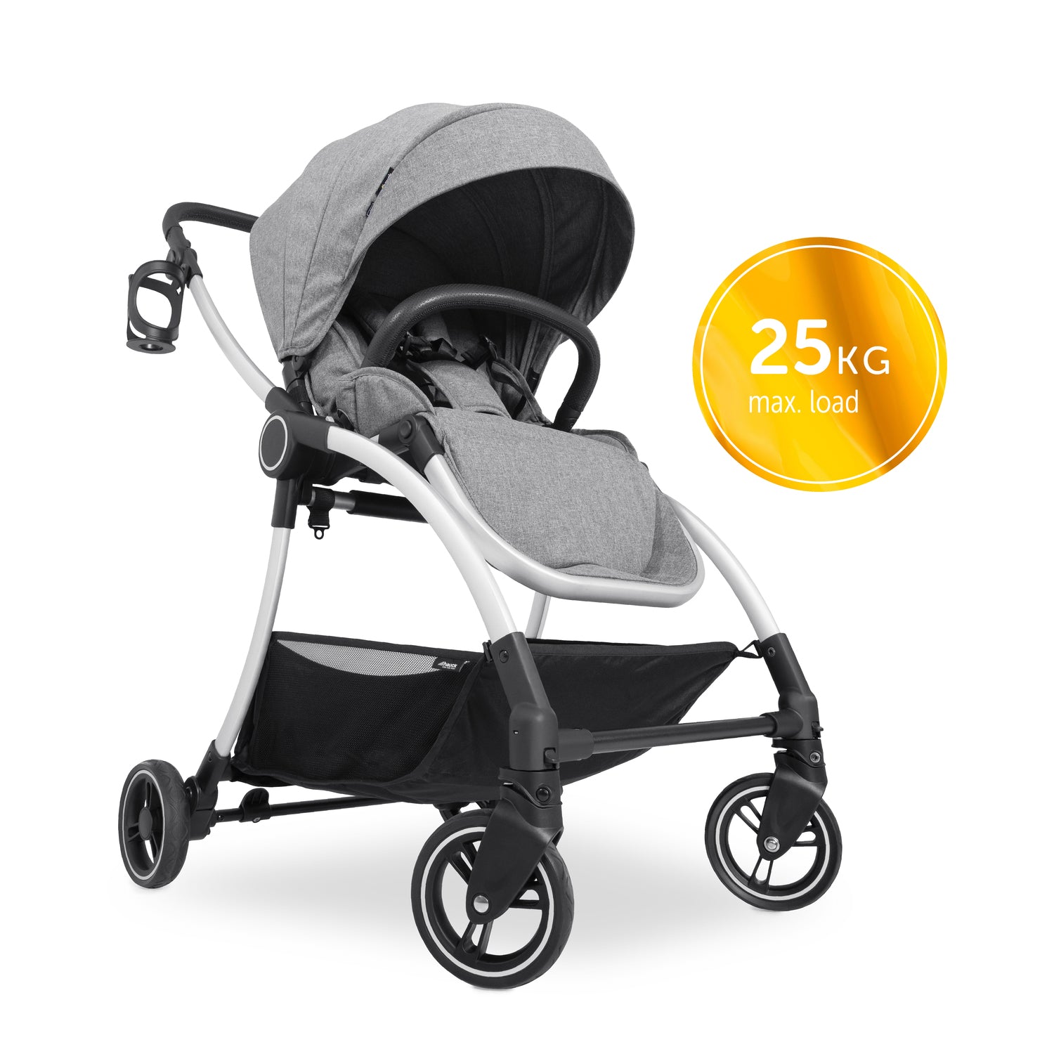 Hauck Eagle Colibri Lightweight City Stroller Grey#color_grey-melange