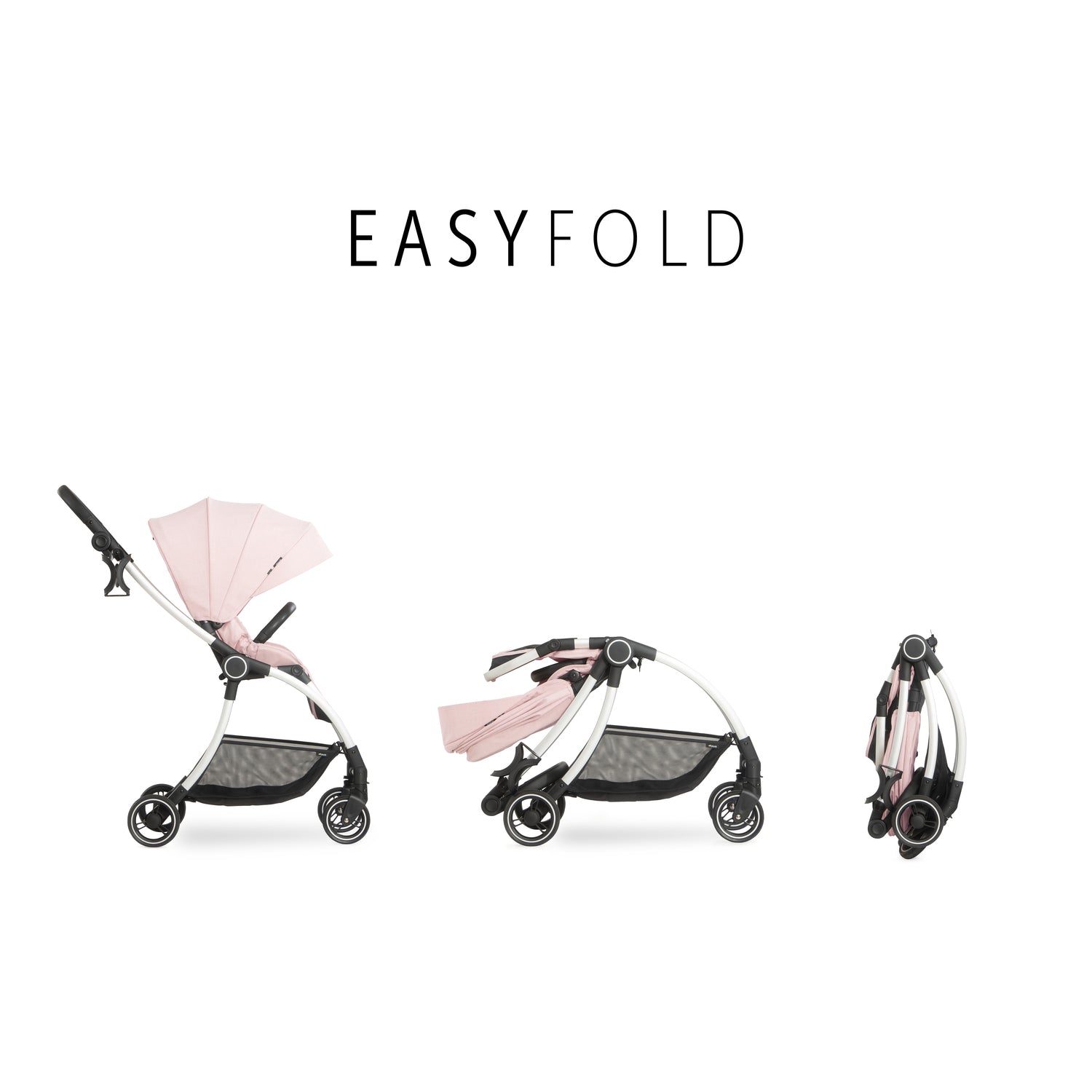 Hauck Eagle Colibri Lightweight City Stroller Pink#color_pink-melange