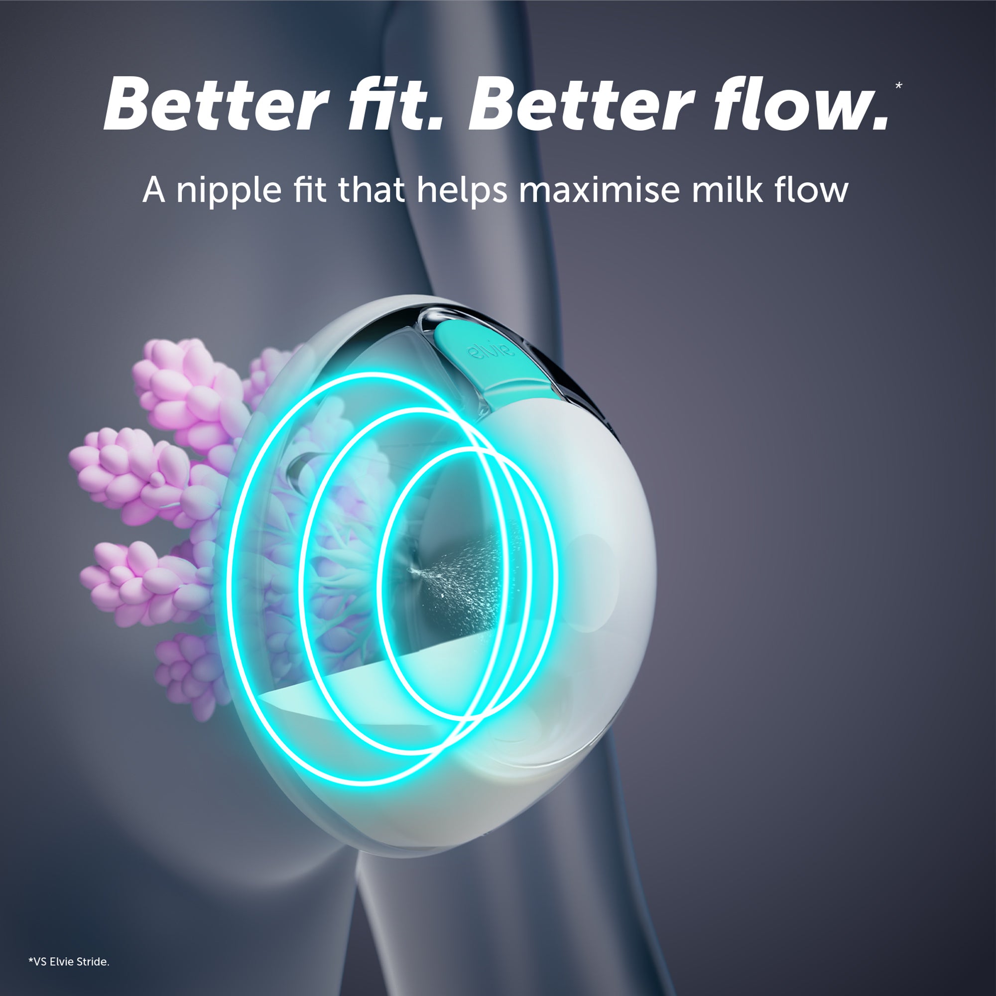 Elvie Stride 2 maximising milk flow