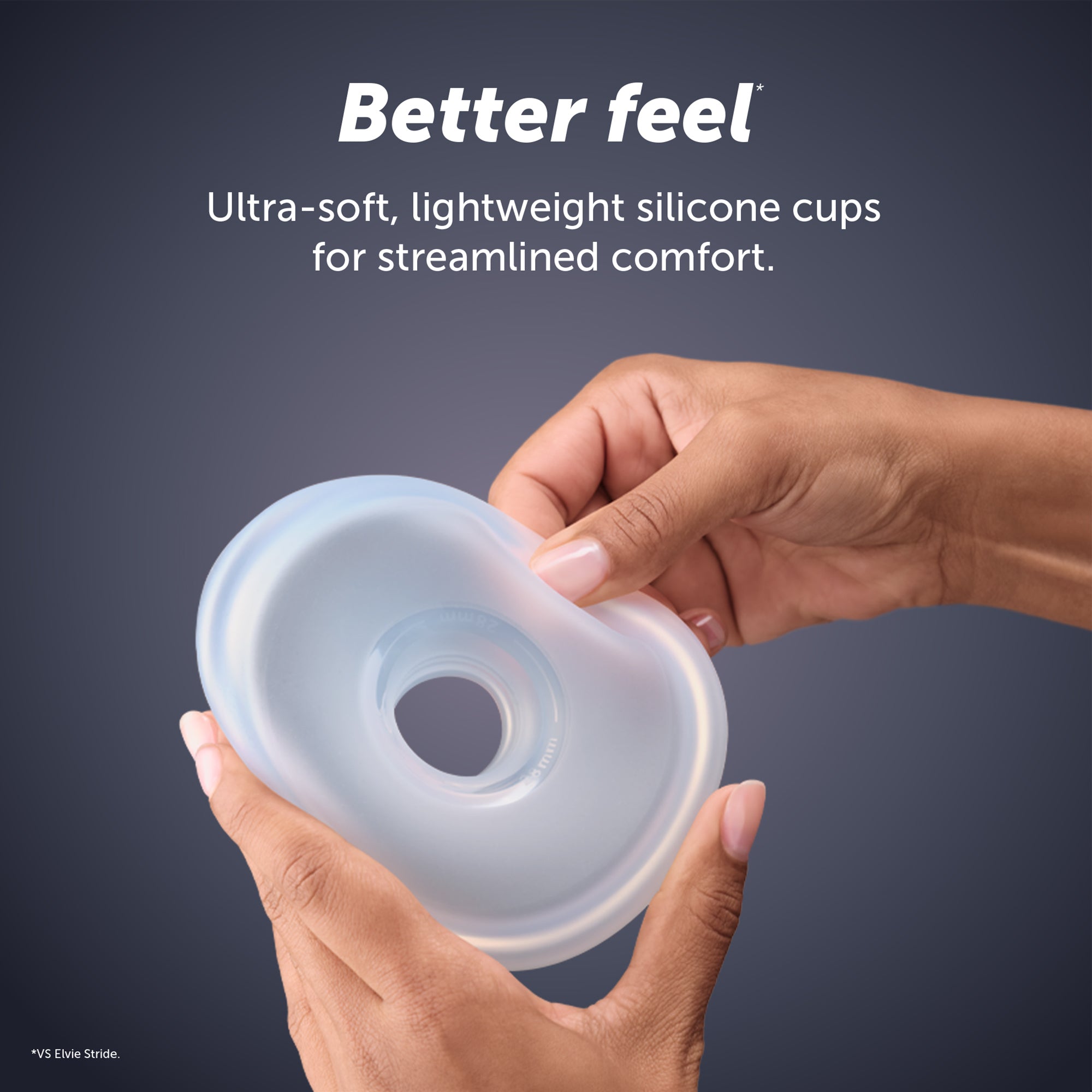 Elvie Stride 2 silicone cups