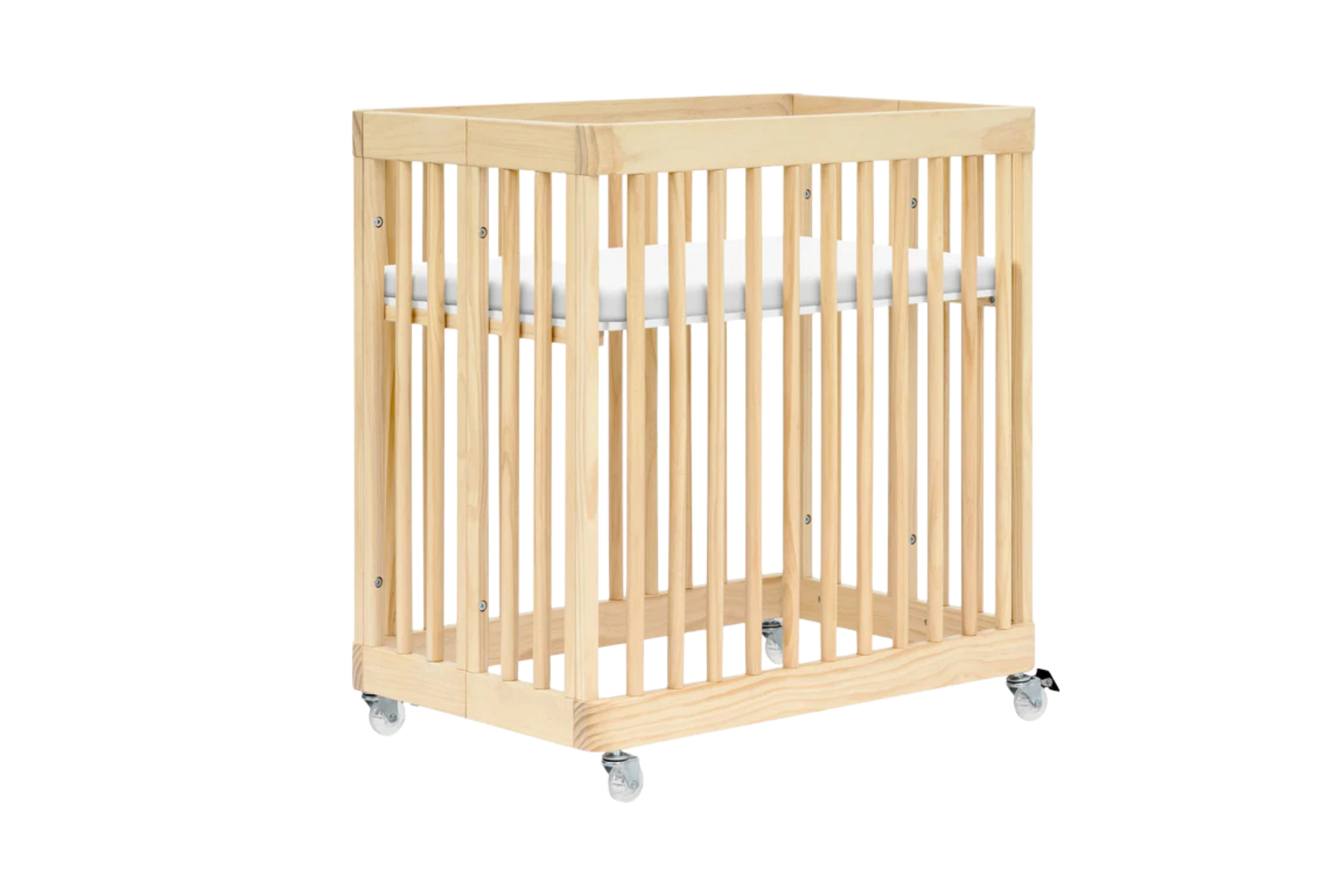 Babyletto blonde pogo 8-in-1-convertible crib bassinet#color_blonde