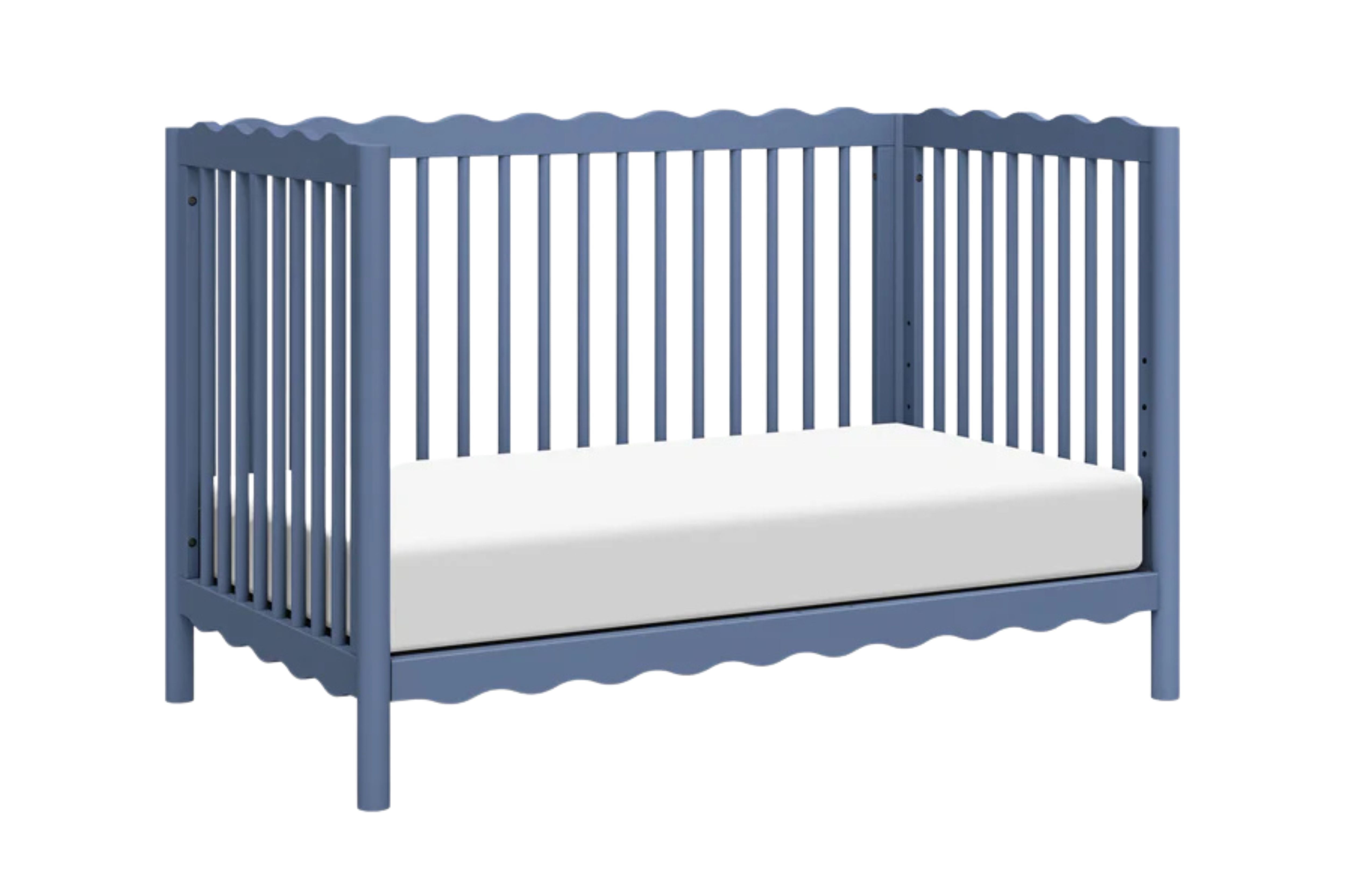 babyletto swell convertible crib in day bed conversion cove blue#color_cove-blue