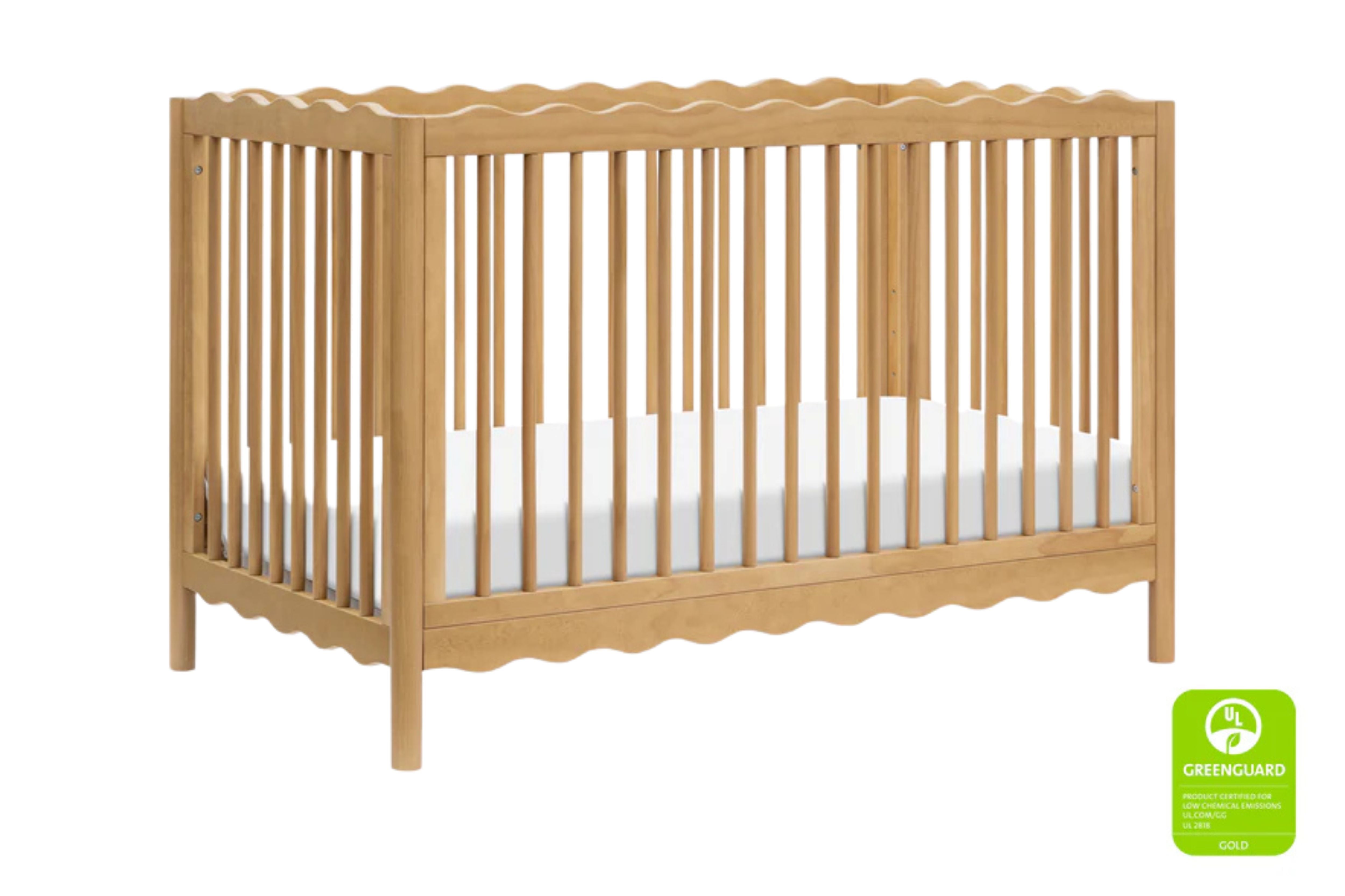 babyletto swell convertible crib honey#color_honey