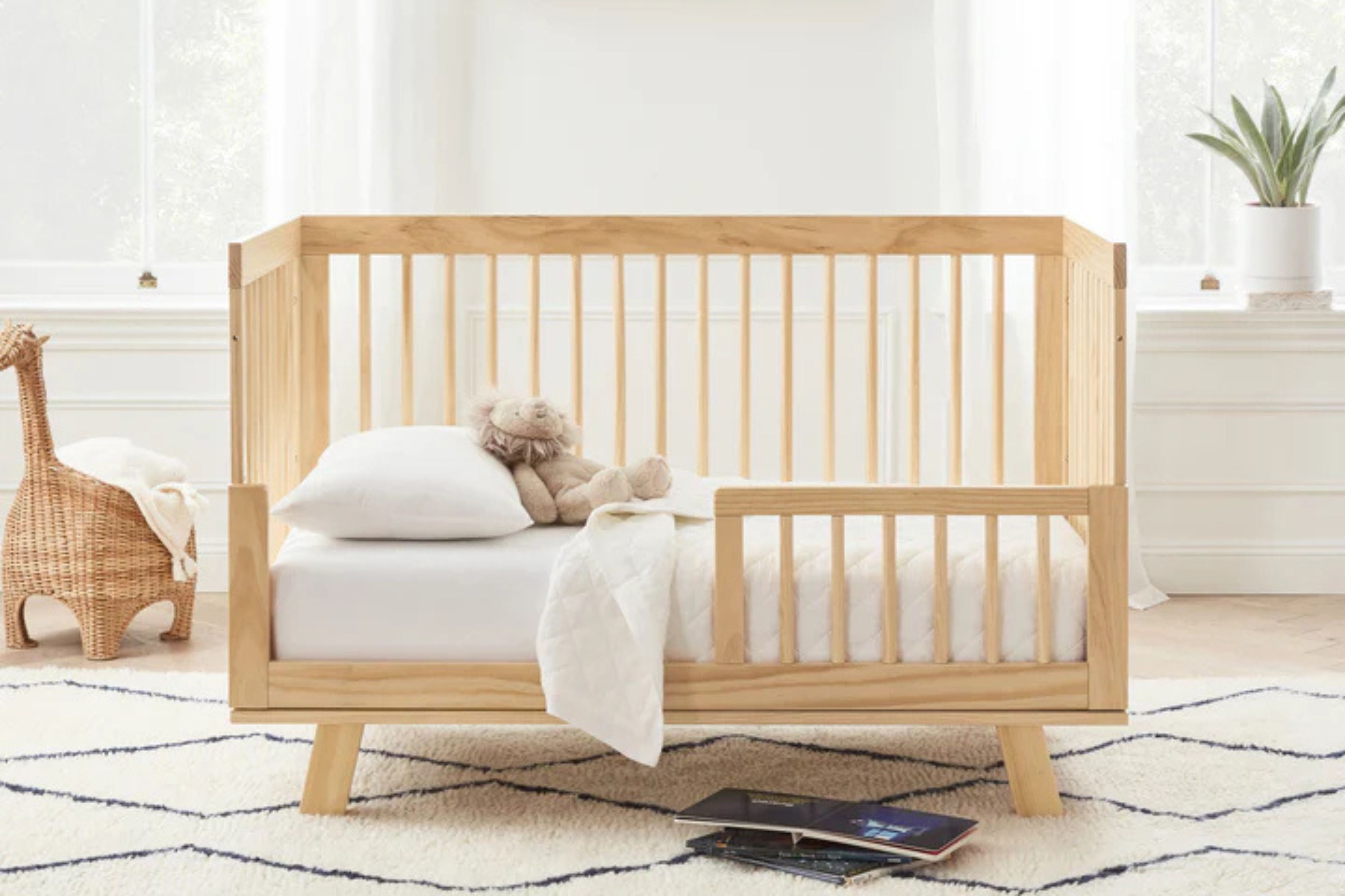 babyletto hudson crib natural#color_natural