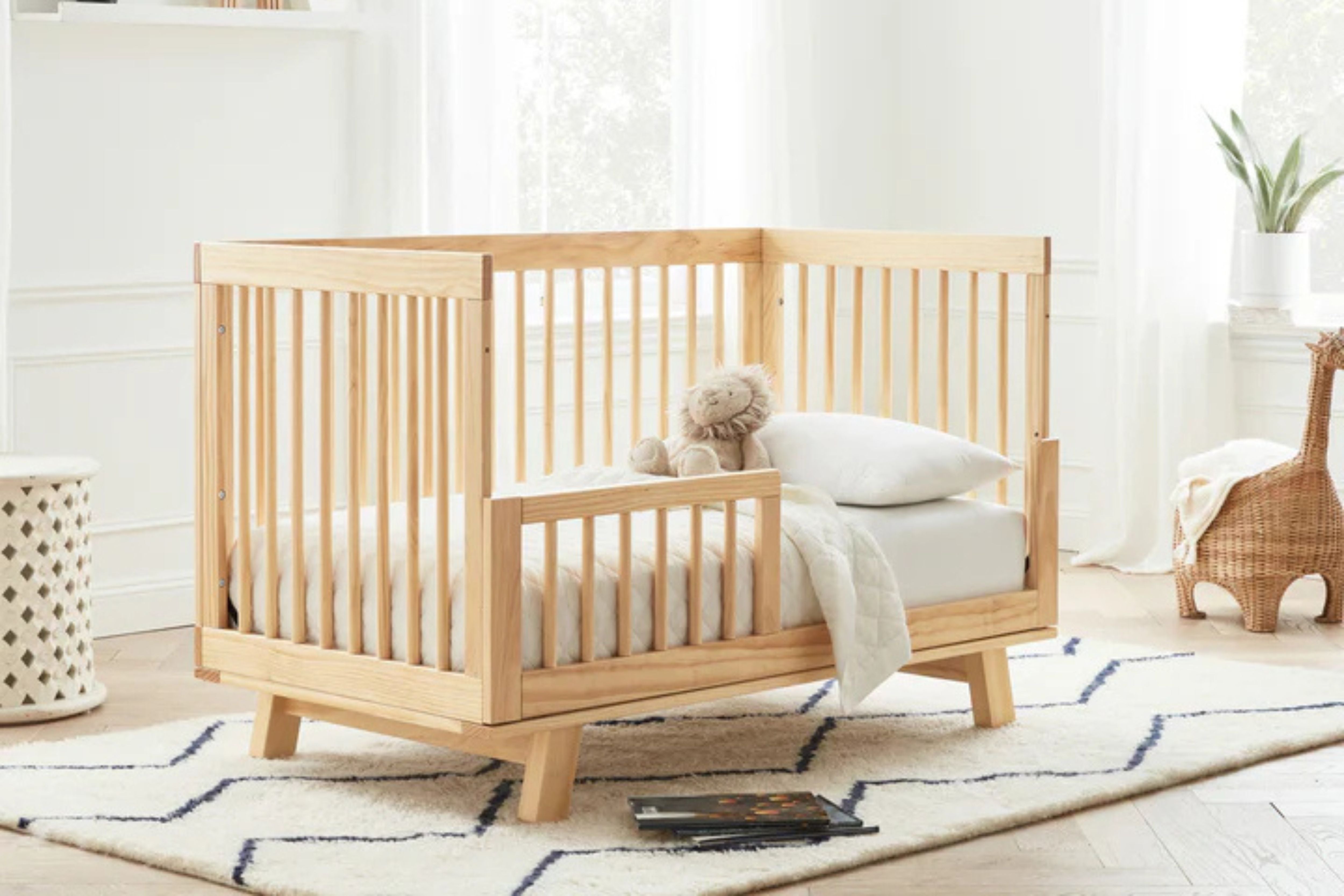 babyletto hudson crib natural#color_natural