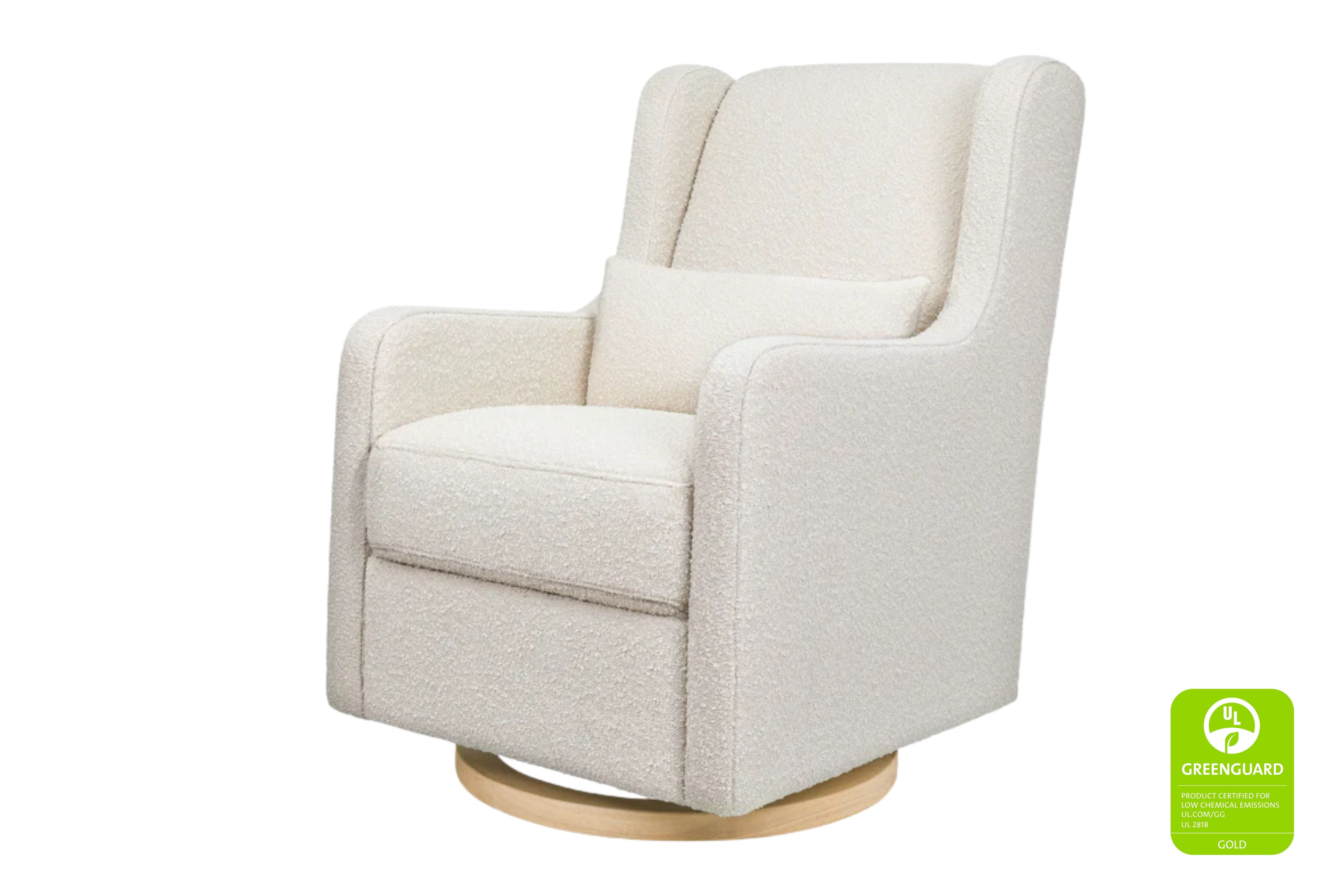 Babyletto wally swivel glider #color_ivory-boucle