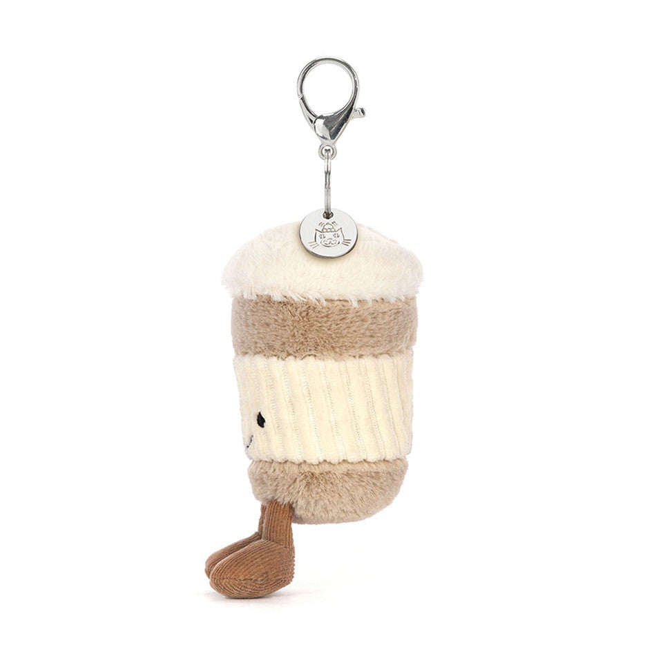 Jellycat Amuseable Coffee-To-Go Bag Charm Side