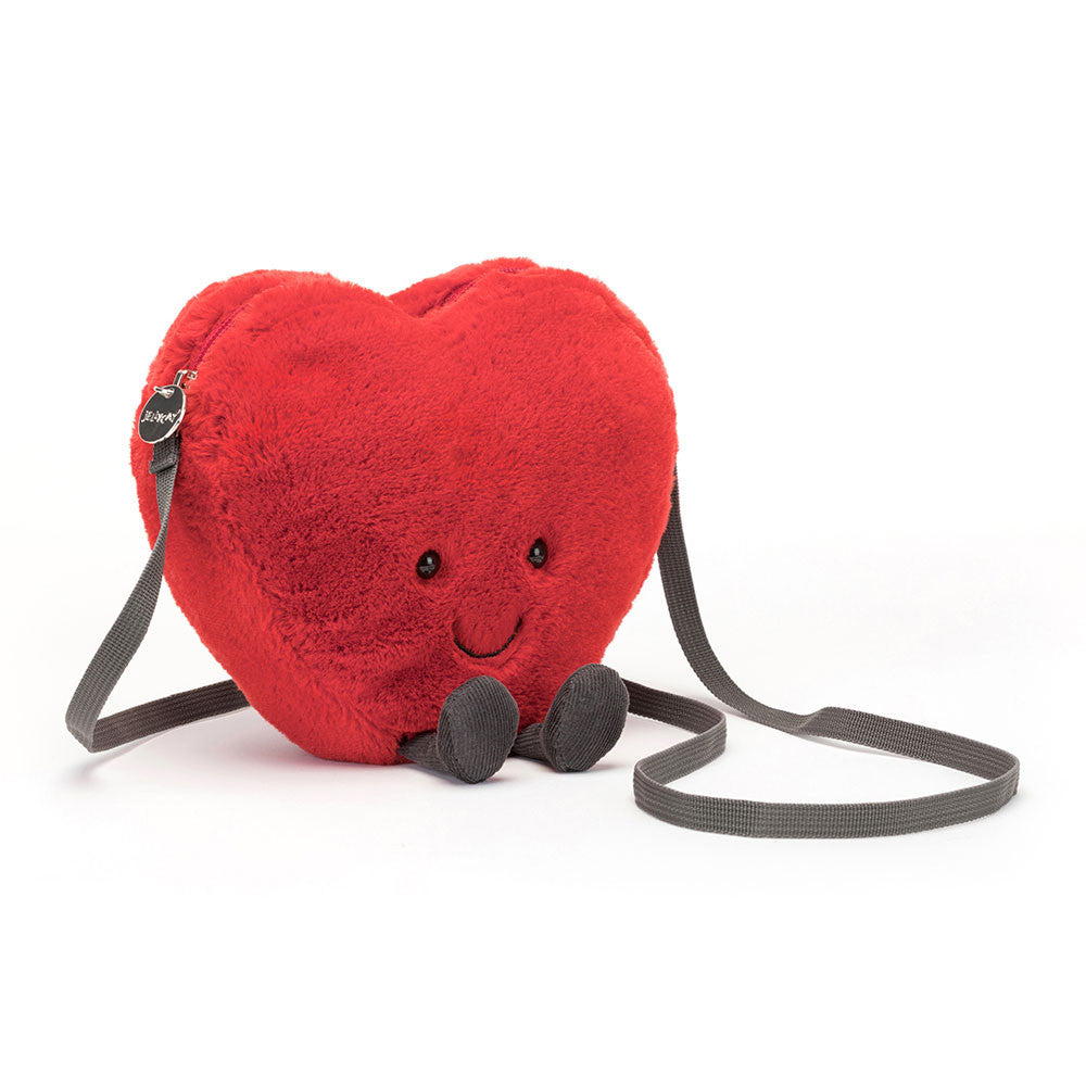 Jellycat Amuseable Heart Bag Front