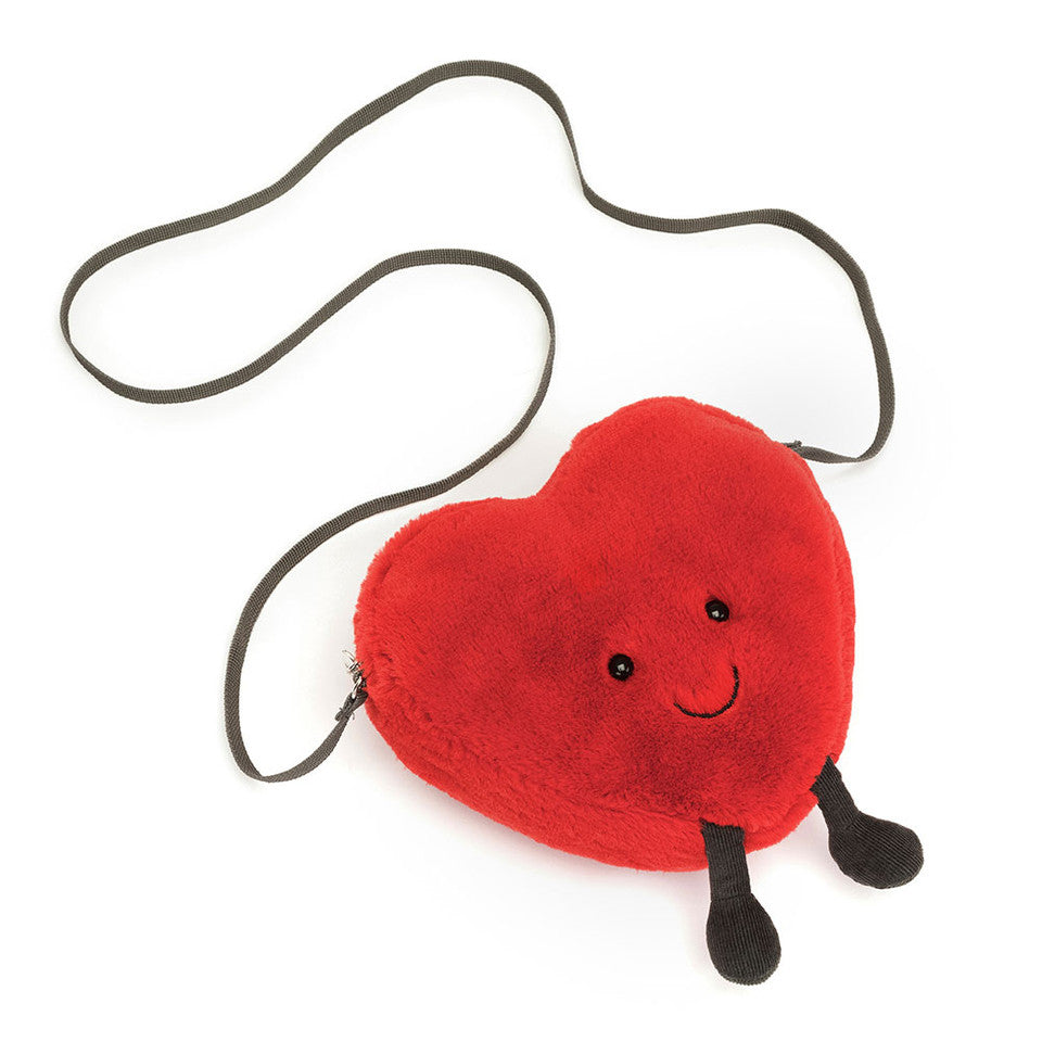 Jellycat Amuseable Heart Bag Laid Down