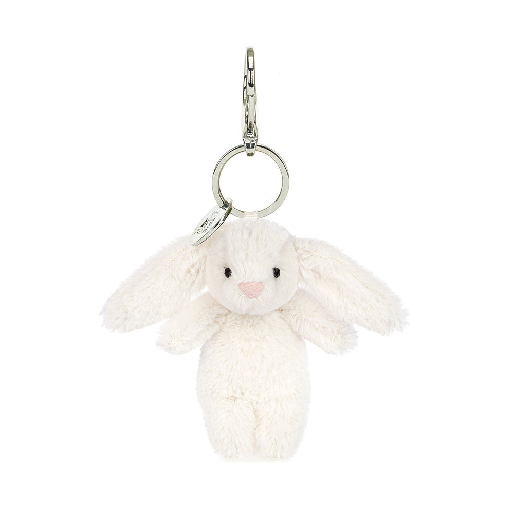 Jellycat Bashful Bunny Cream Bag Charm Front