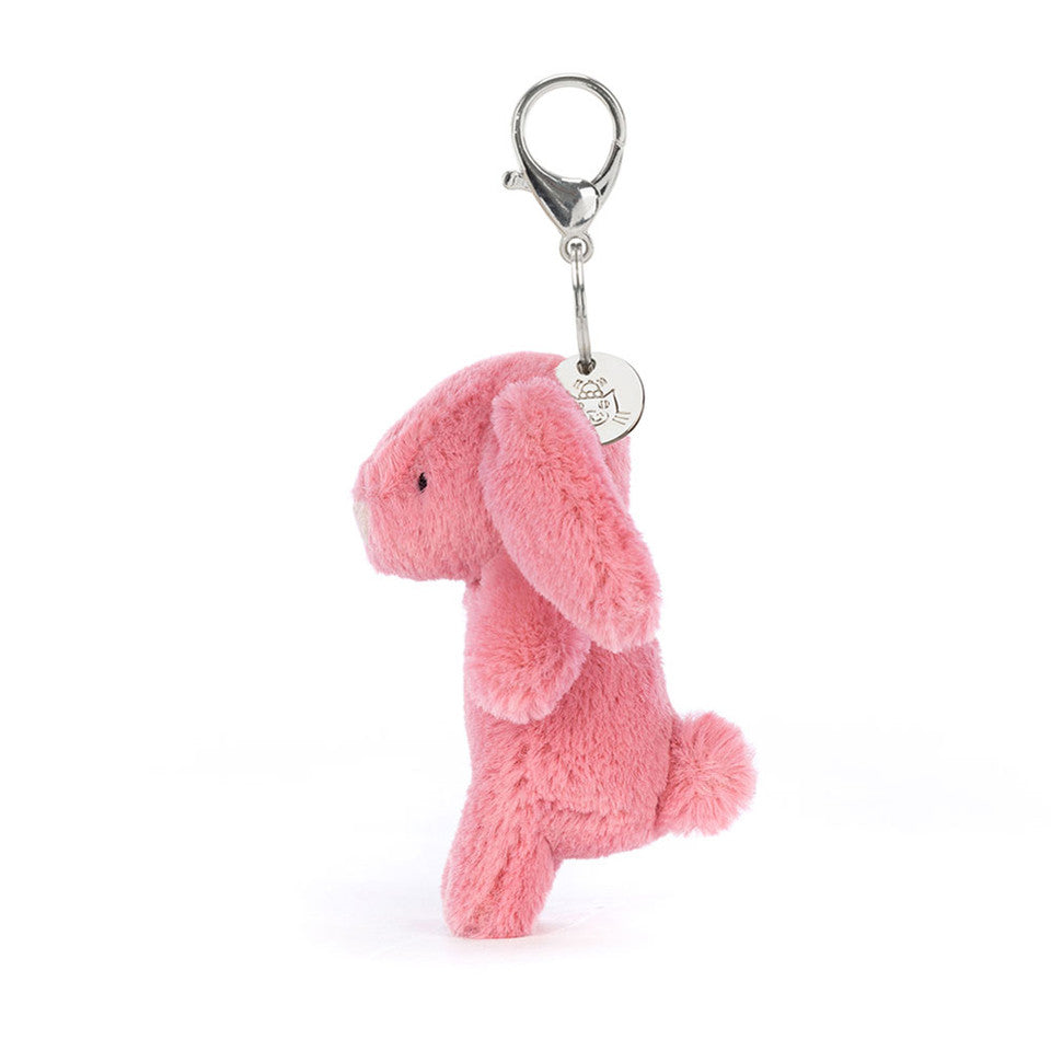 Jellycat Bashful Bunny Cream Bag Charm Side