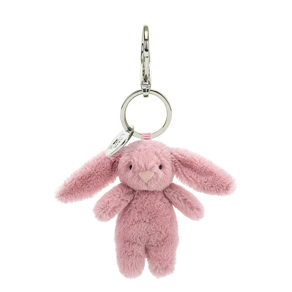 Jellycat Bashful Bunny Tulip Bag Charm Front