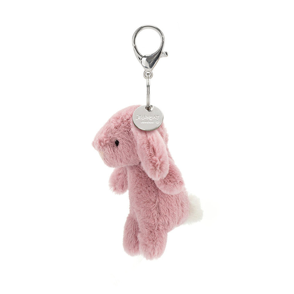 Jellycat Bashful Bunny Tulip Bag Charm Side