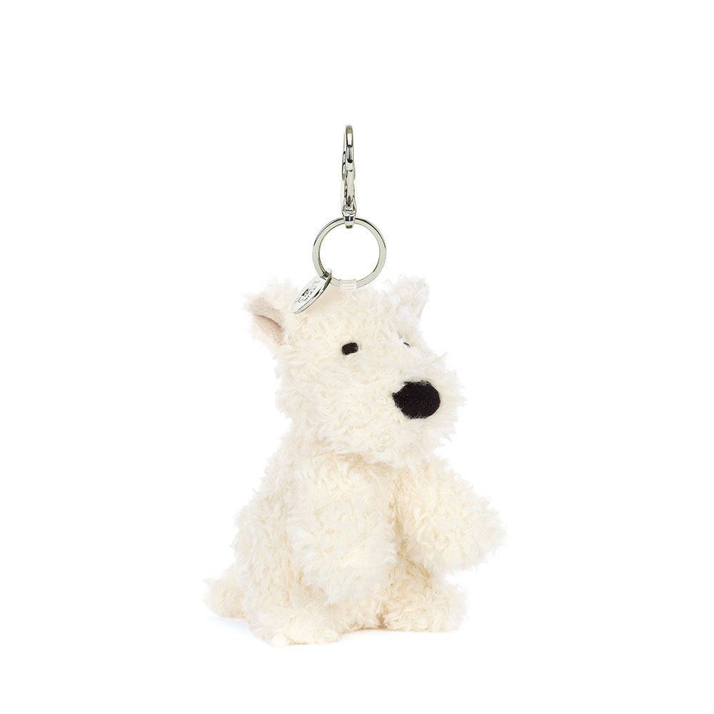 Jellycat Monro Scottie Dog Bag Charm Front