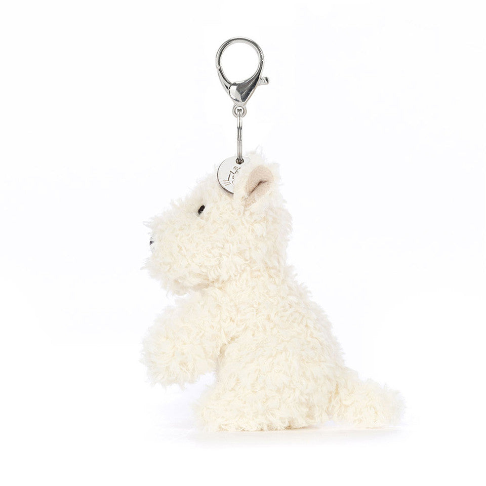 Jellycat Monro Scottie Dog Bag Charm Side