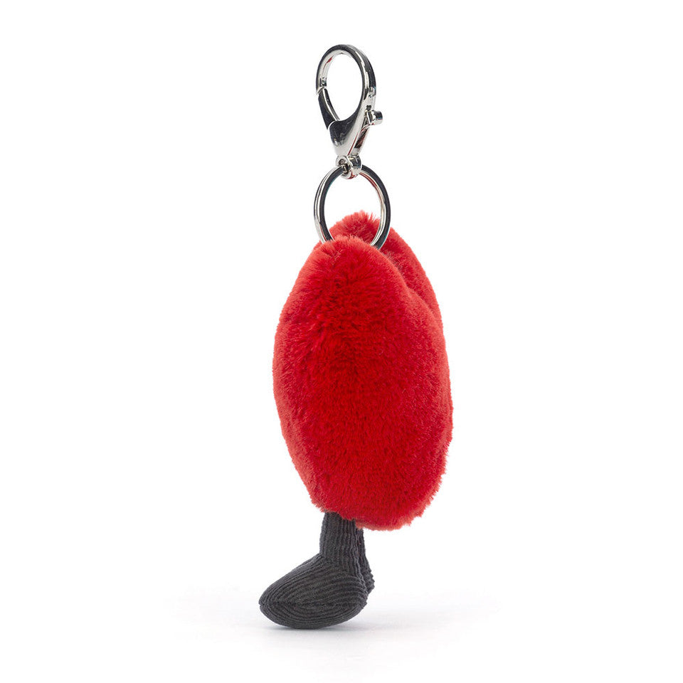 Jellycat Amuseable Heart Bag Charm side