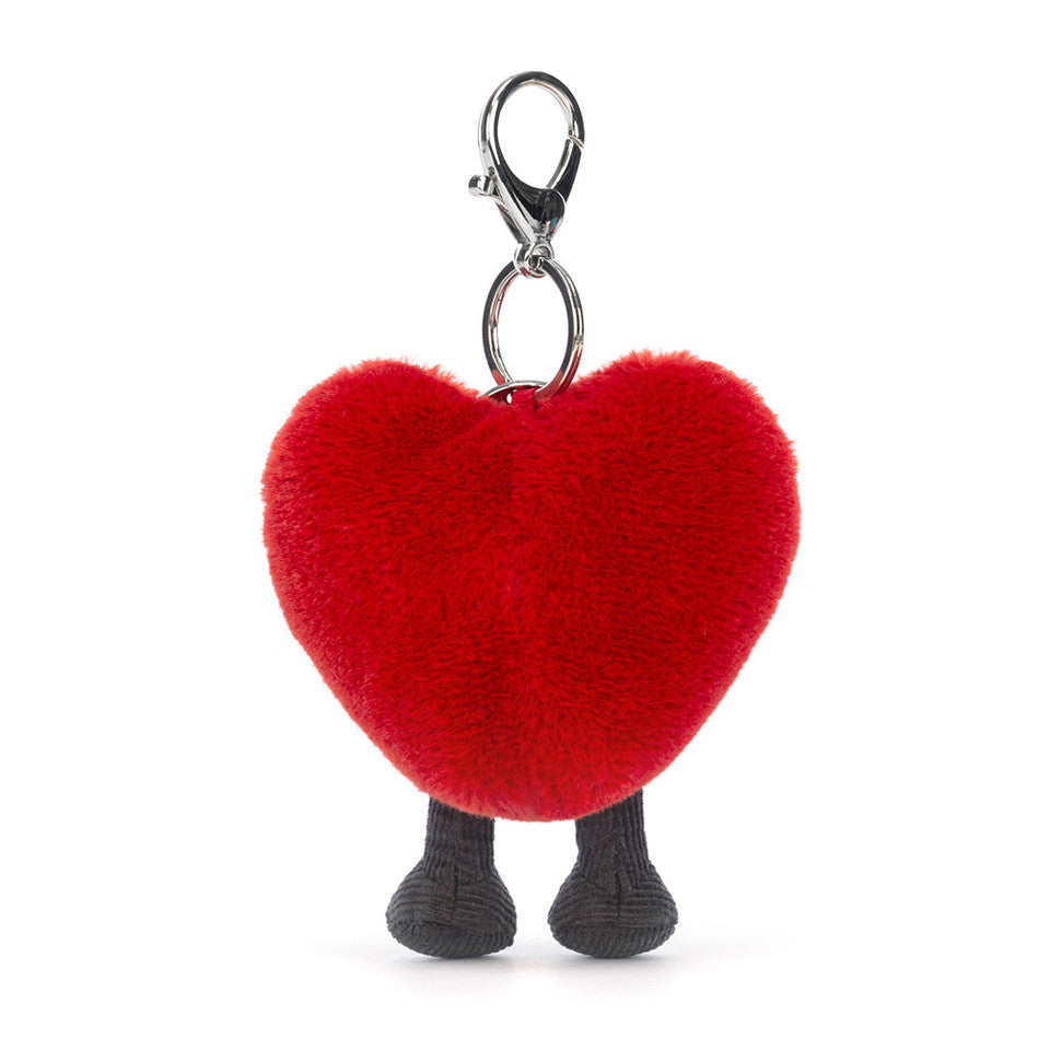 Jellycat Amuseable Heart Bag Charm back