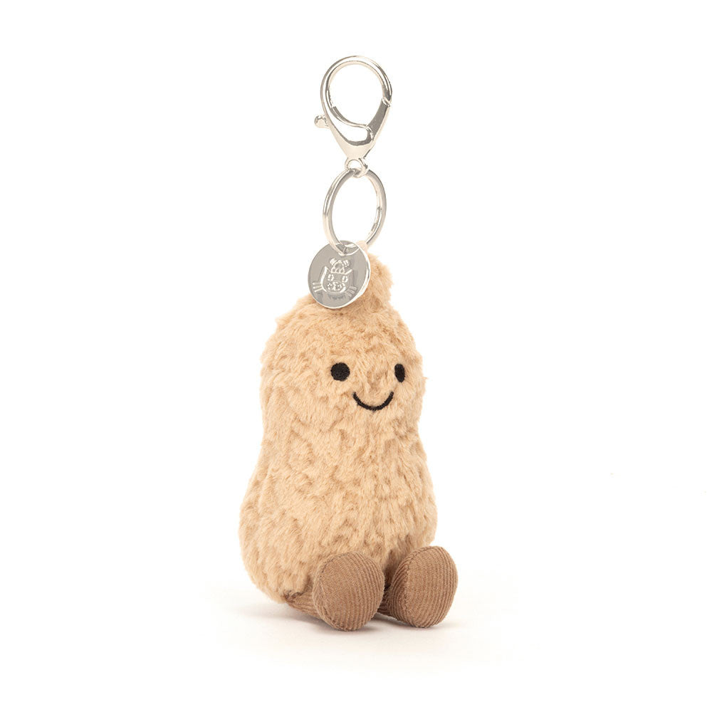 Jellycat Amuseable Peanut Bag Charm Front