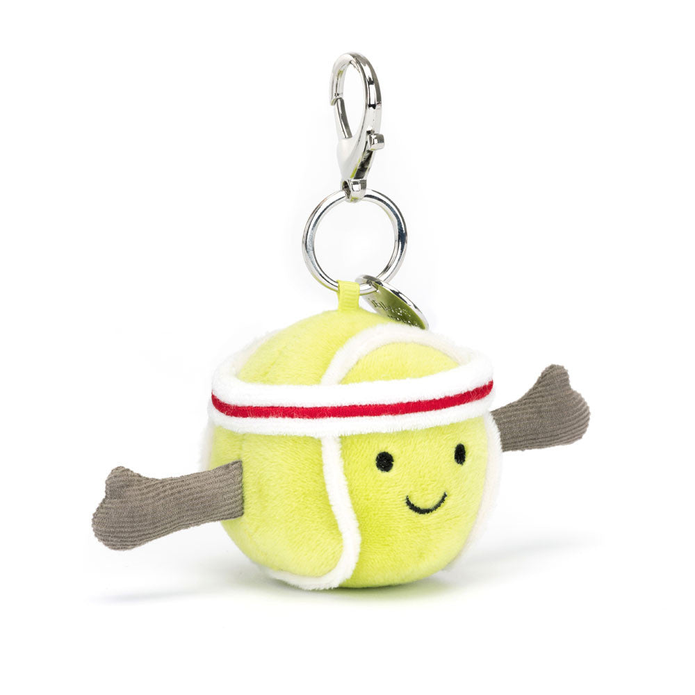 Jellycat Amuseable Sports Tennis Bag Charm Front