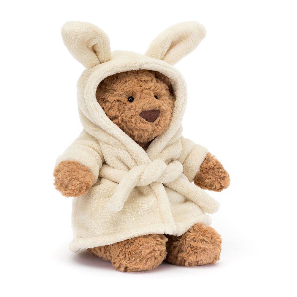 Jellycat Bartholomew Bear Bathrobe front