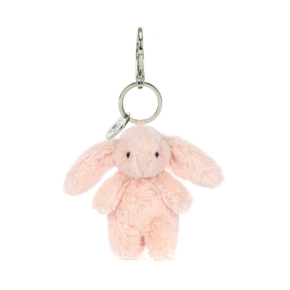 jellycat bashful blush bunny bag charm