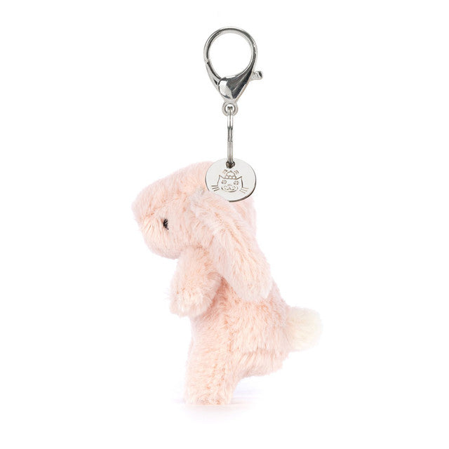 jellycat bashful blush bunny bag charm