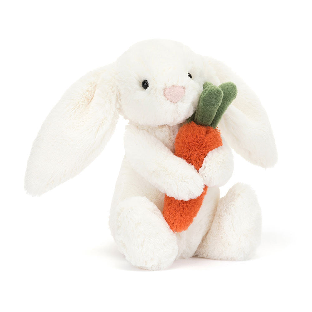 Jellycat Bashful Carrot Bunny Little Side