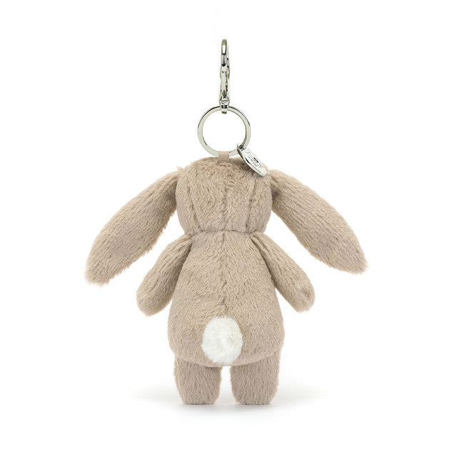 Jellycat Blossom Beige Bunny Bag Charm Back