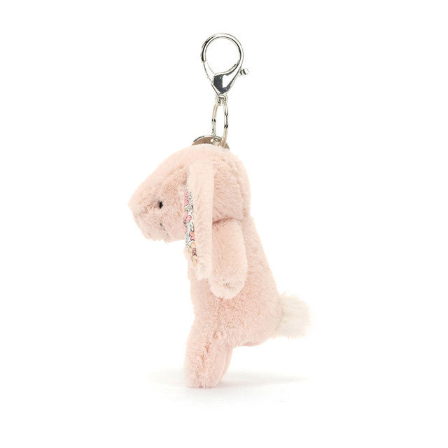 Jellycat Blossom Blush Bunny Bag Charm Side