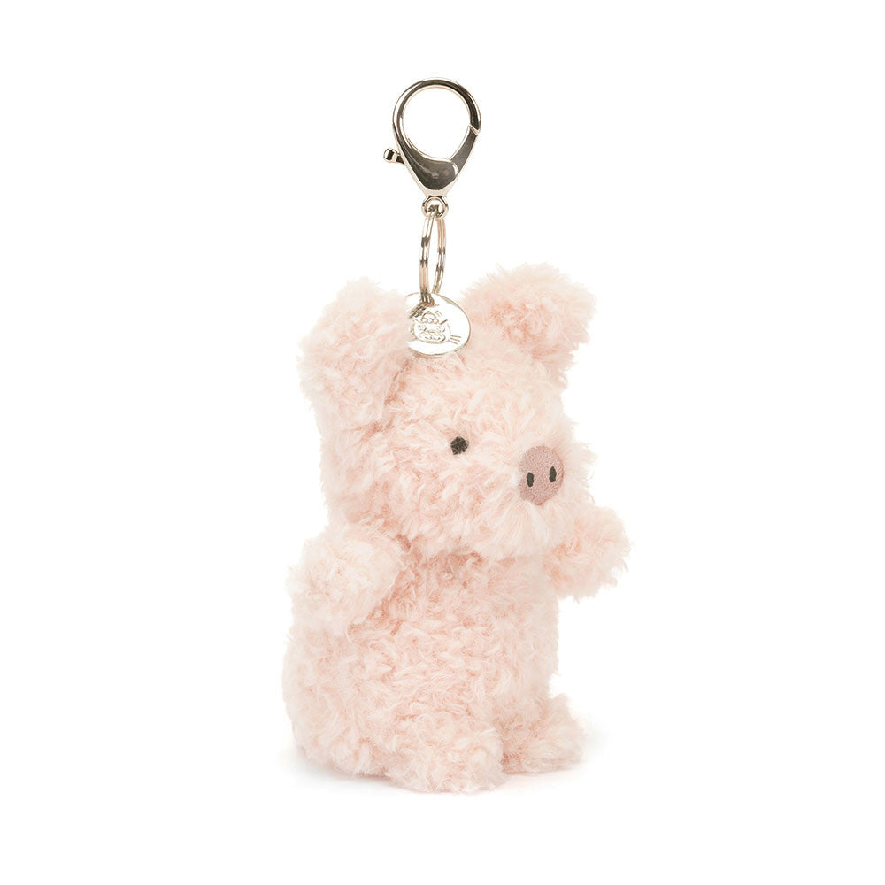 Jellycat Little Pig Bag Charm Front