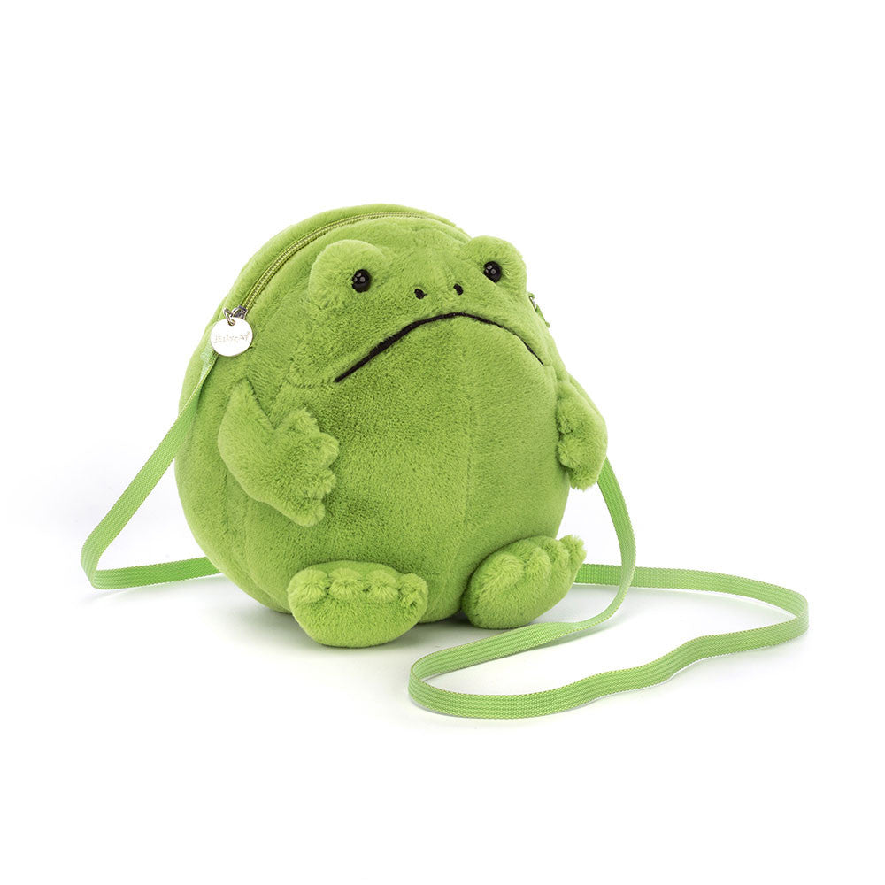 Jellycat Ricky Rain Frog Bag Front