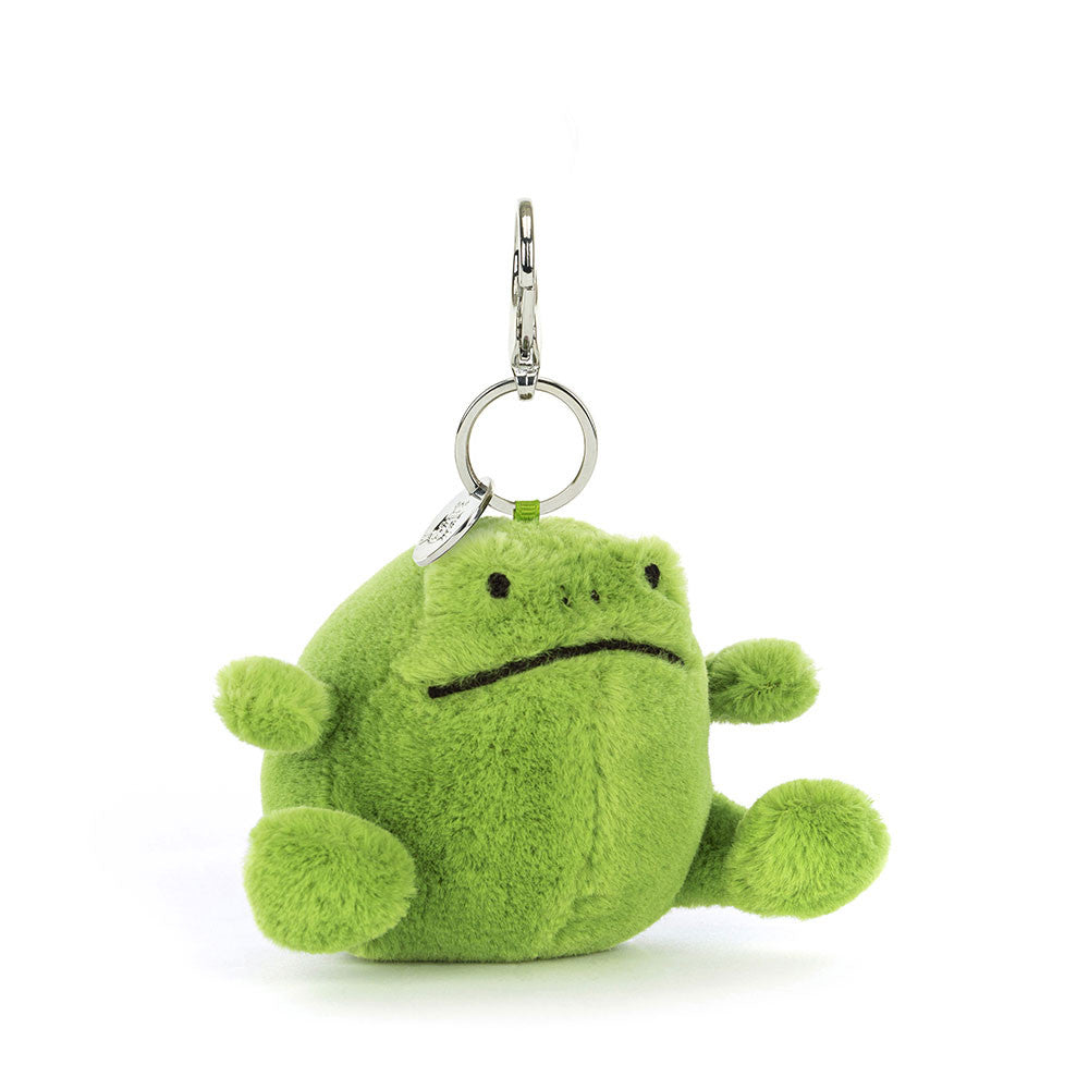 Jellycat Ricky Rain Frog Bag Charm front