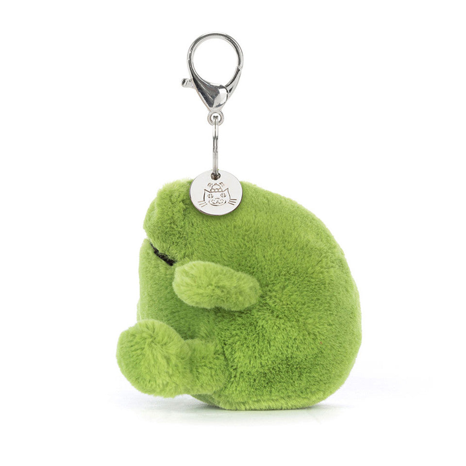 Jellycat Ricky Rain Frog Bag Charm side