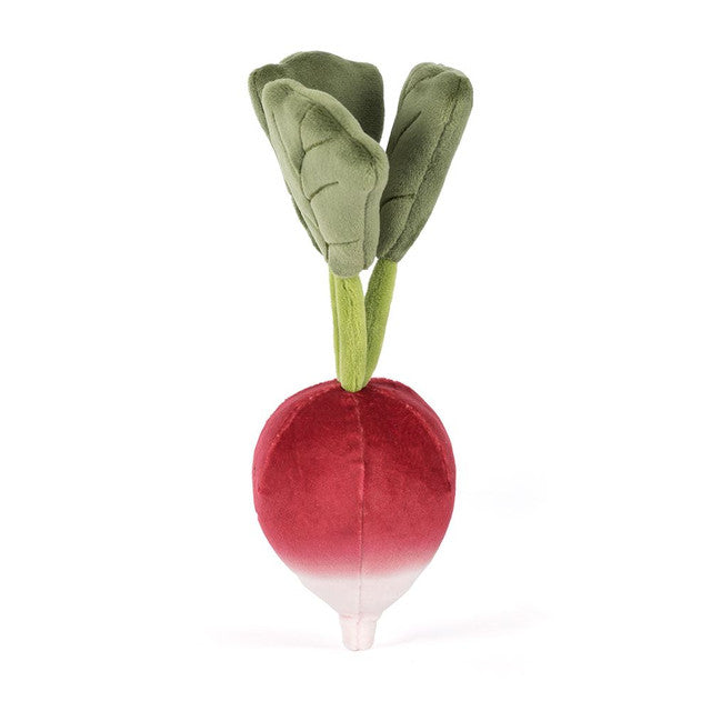 Jellycat Vivacious Vegetable Radish behind