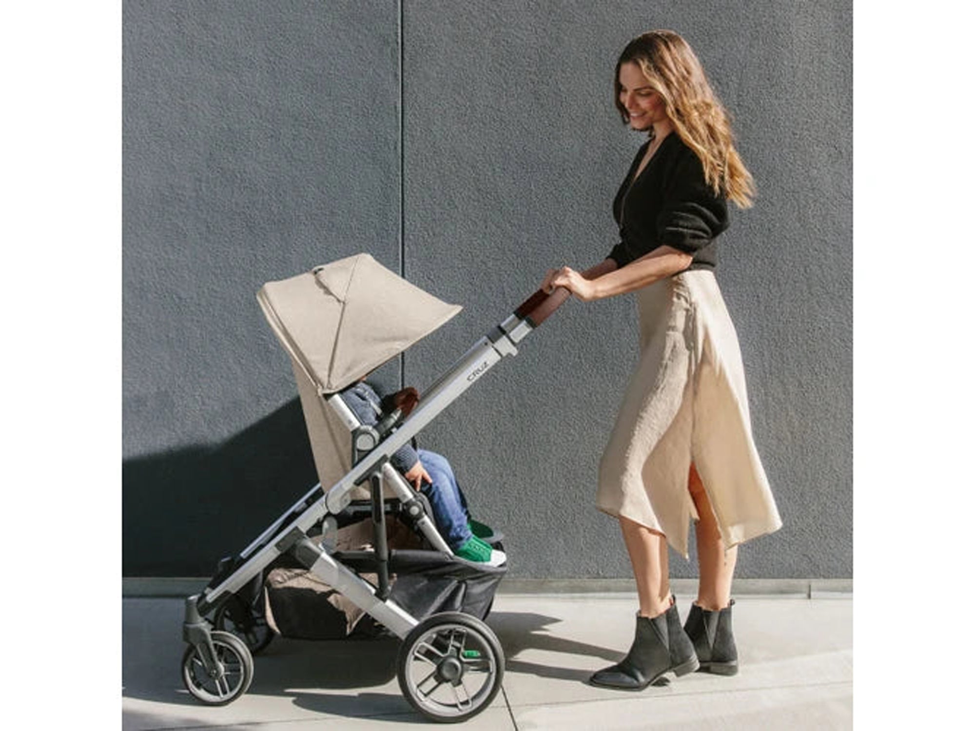 uppababy cruz 2 declan reversible stroller mum and baby