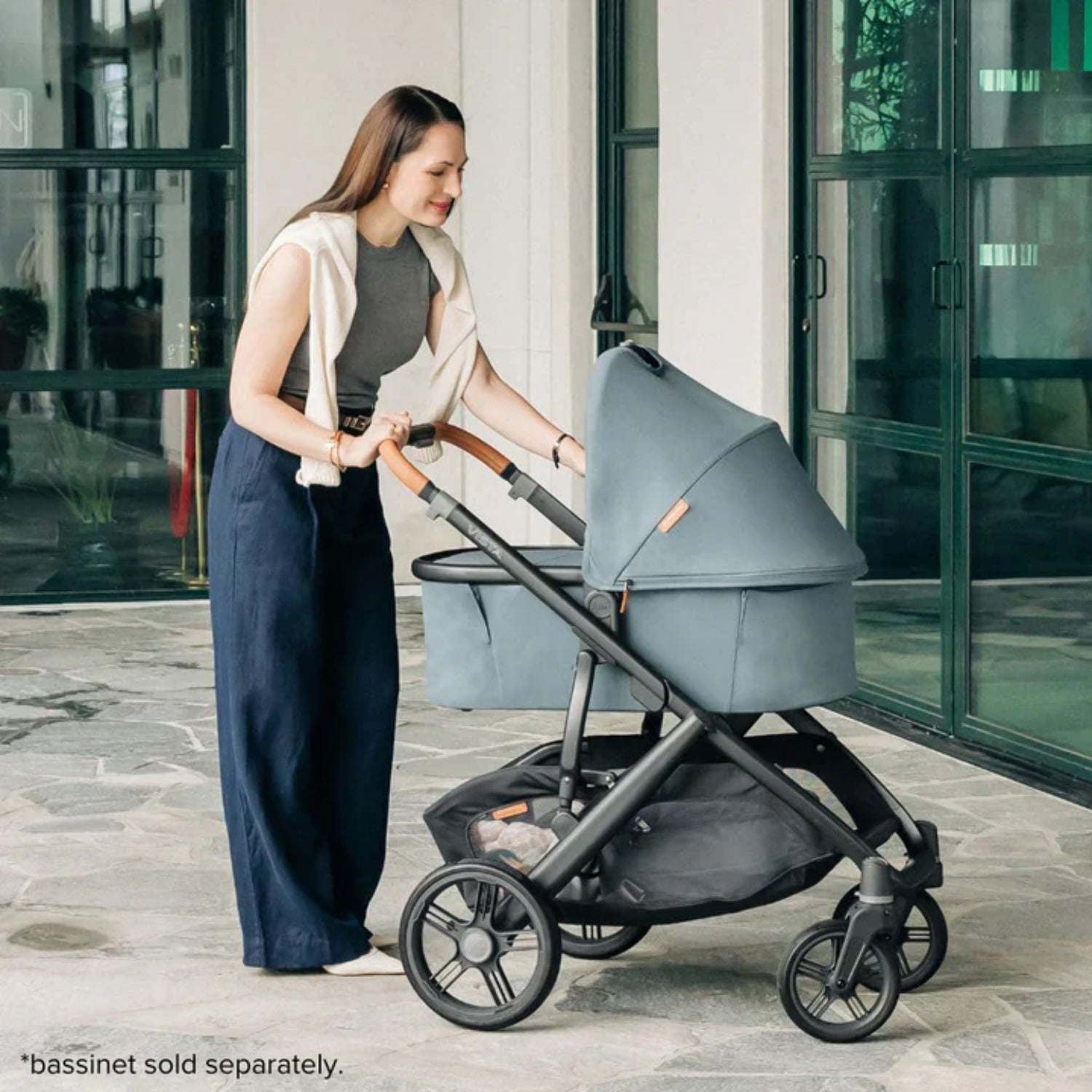 UPPAbaby VISTA V3 Stroller: Convertible Single-to-Double Urban Stroller