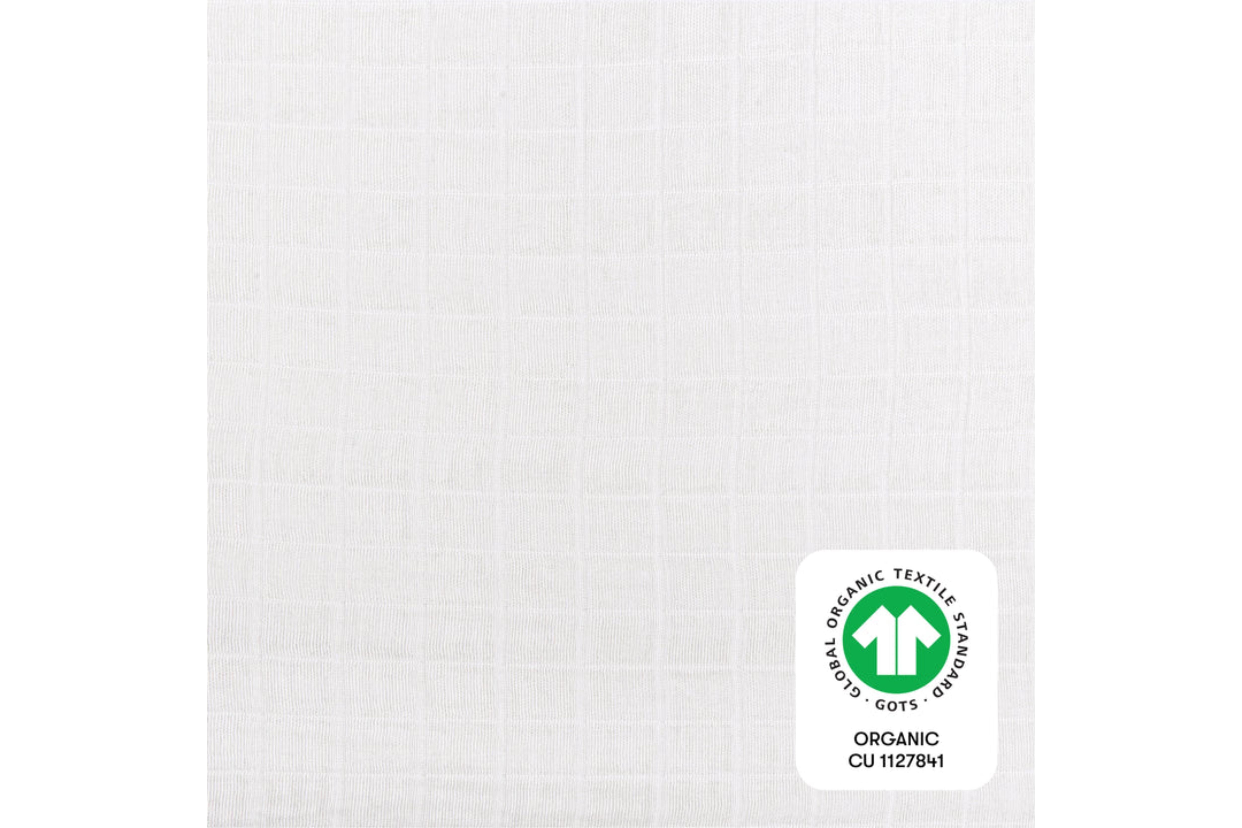 Babyletto Organic Muslin Cotton Baby Cot Sheet White