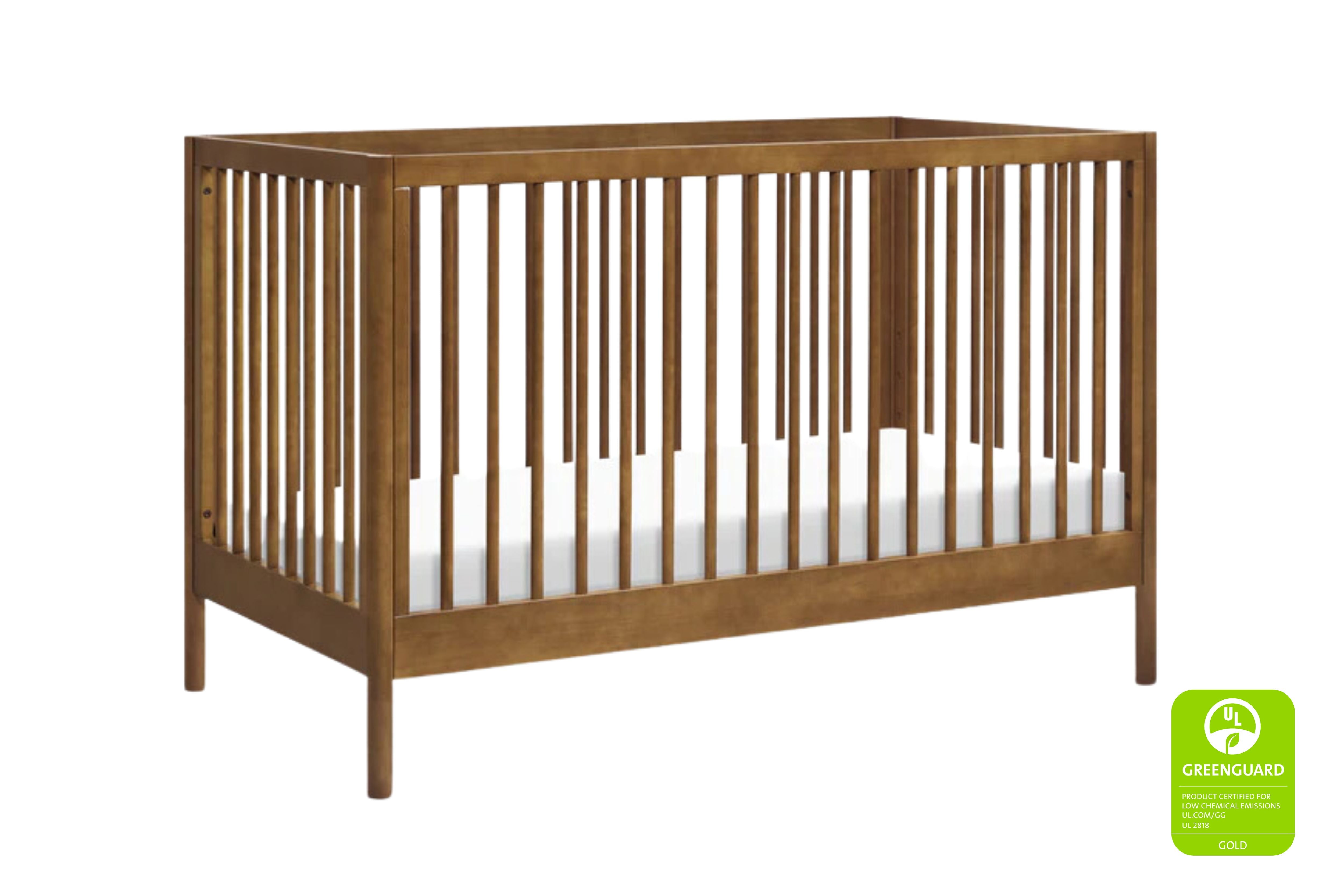 DaVinci Birdie 3-in-1 Convertible Crib #color_walnut