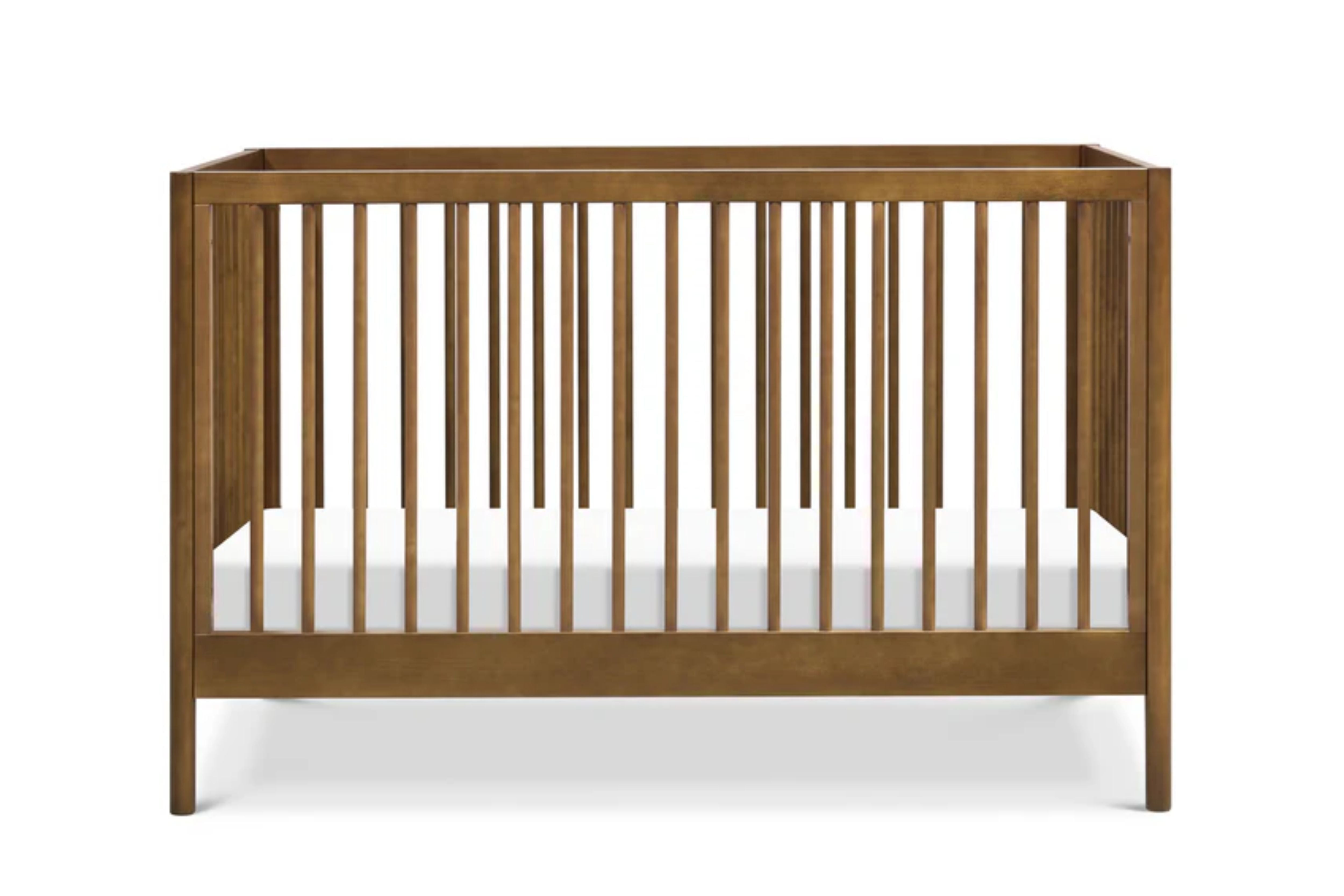 DaVinci Birdie 3-in-1 Convertible Crib #color_walnut