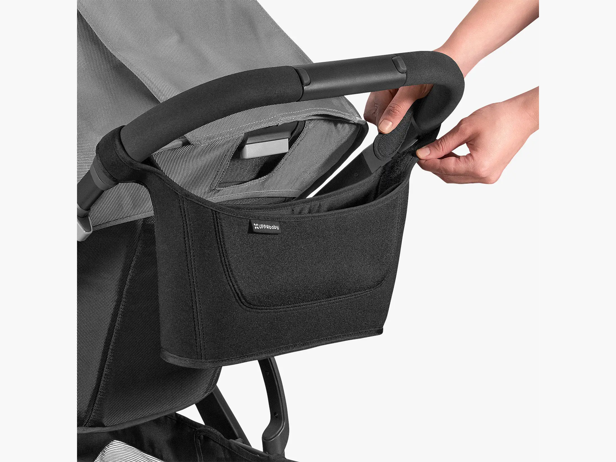 uppababy carry all stroller organiser easy to attach