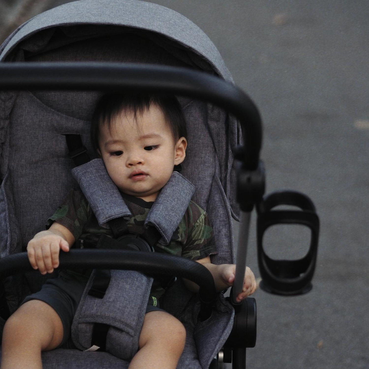 Hauck Eagle Colibri Lightweight City Stroller Grey#color_grey-melange