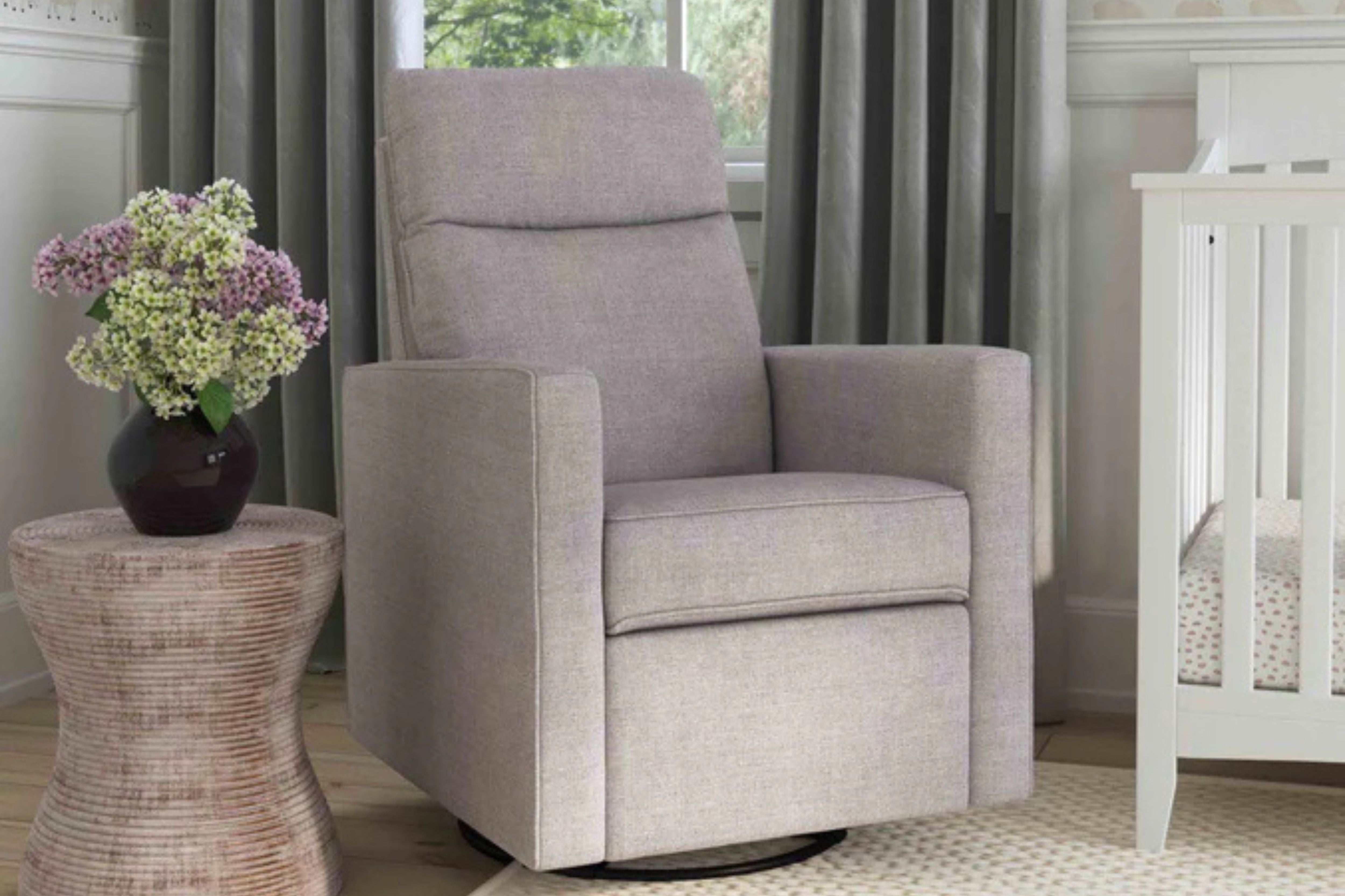 Gabby Glider Nursing Chair Misty Grey#color_misty-grey