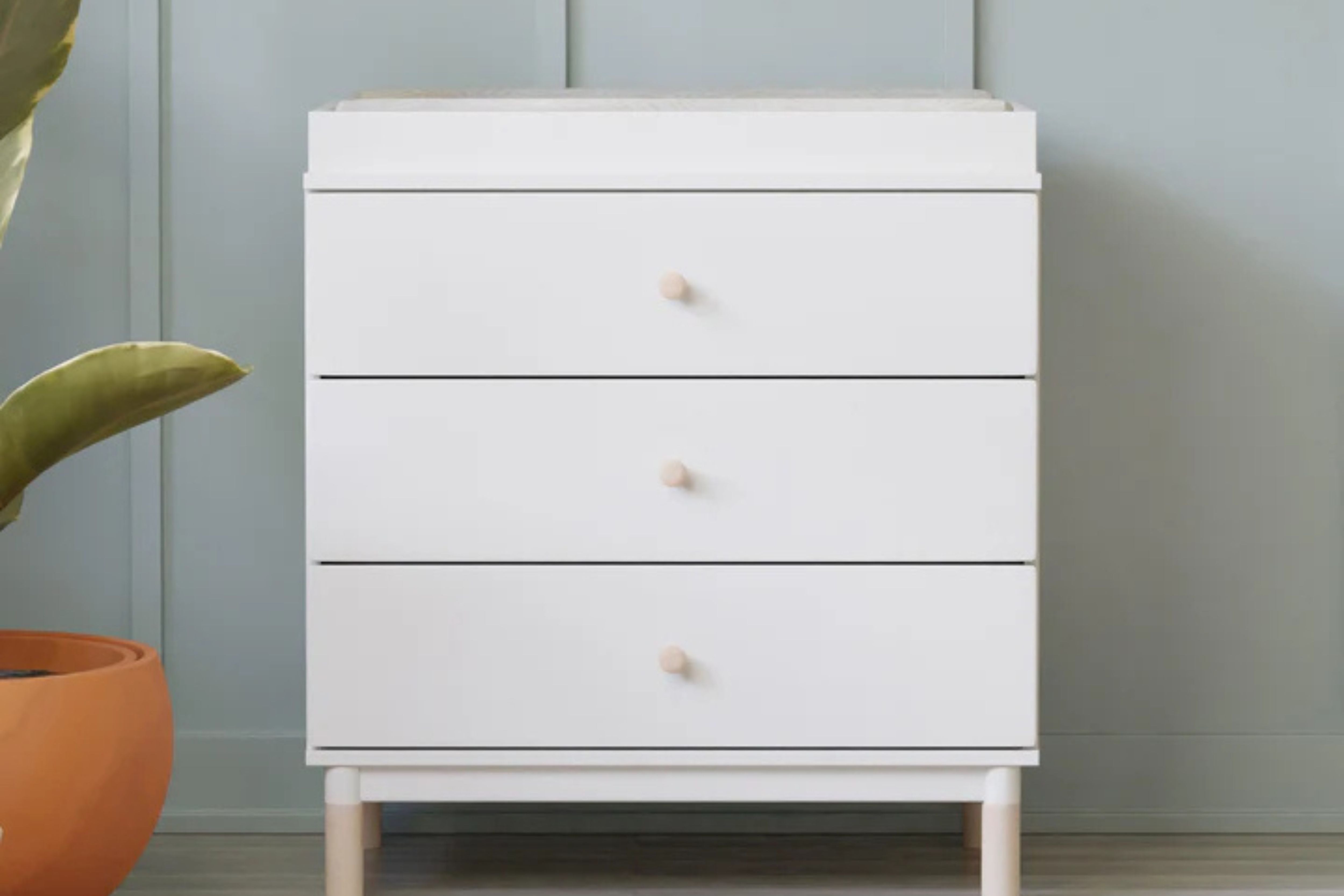 Babyletto Gelato 3-Drawer Dresser White#color_white