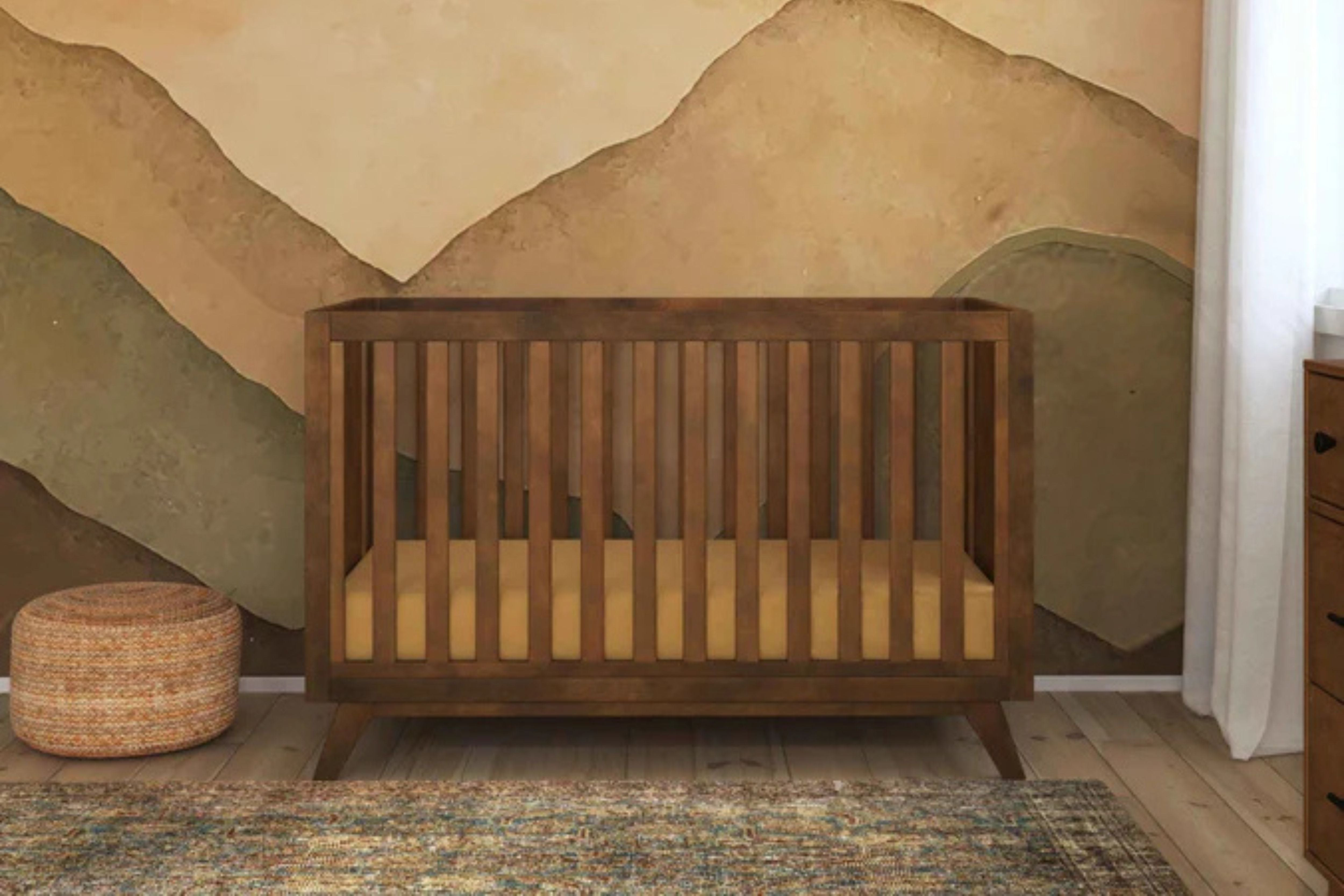 DaVinci Baby Otto 3-in-1 convertible Crib Walnut#color_walnut