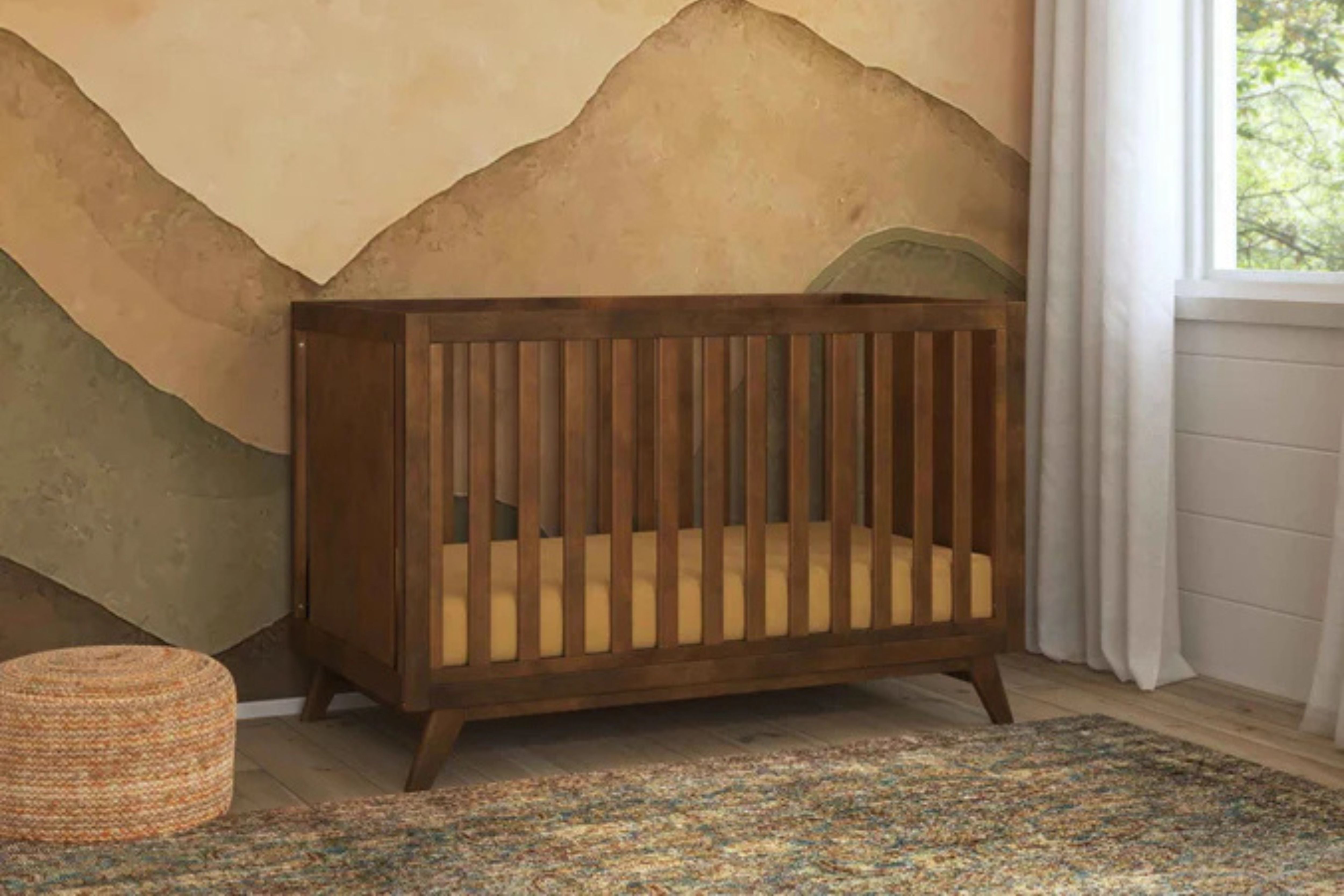 DaVinci Baby Otto 3-in-1 convertible Crib Walnut#color_walnut