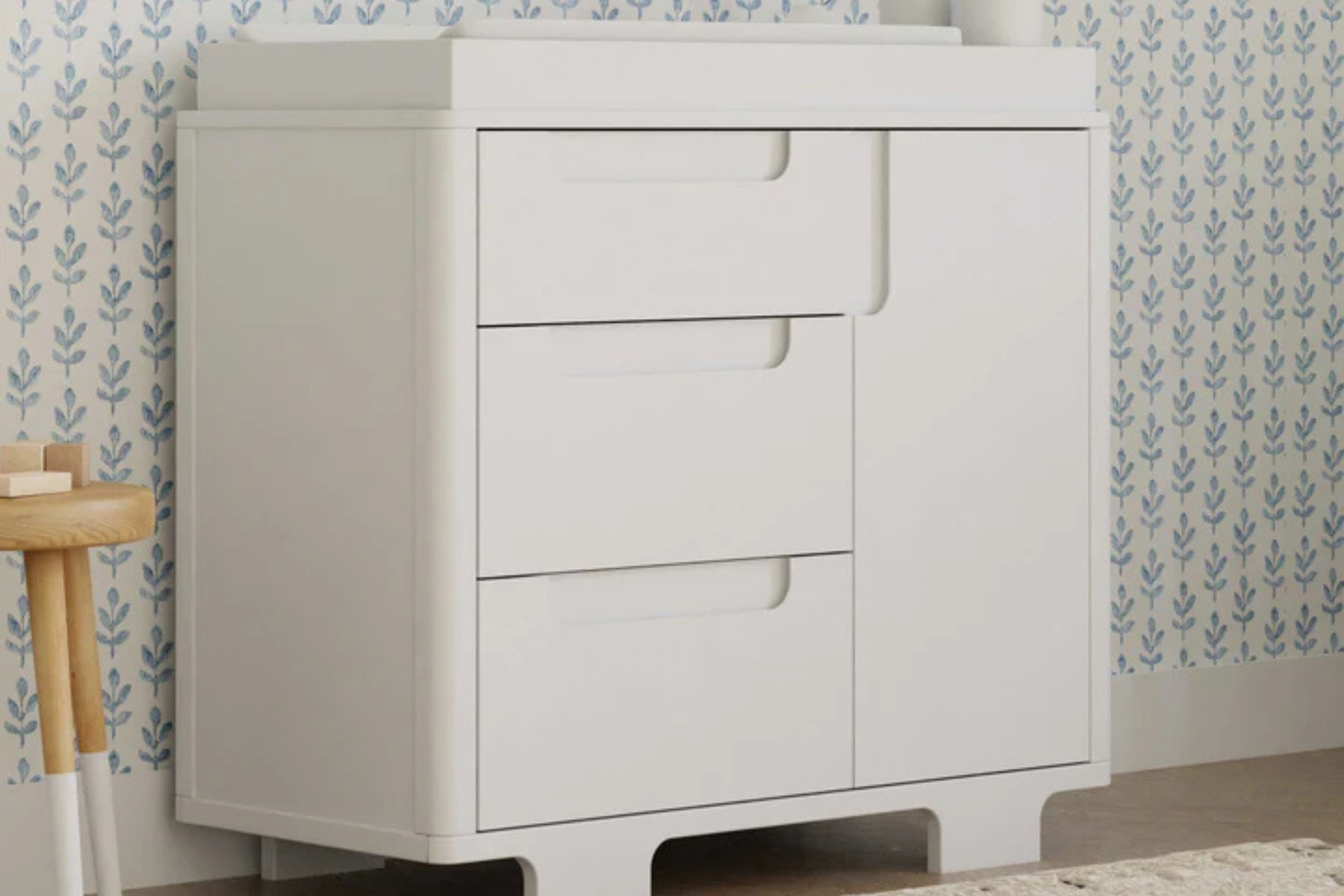 Babyletto Yuzu 3-Drawer Dresser White#color_white