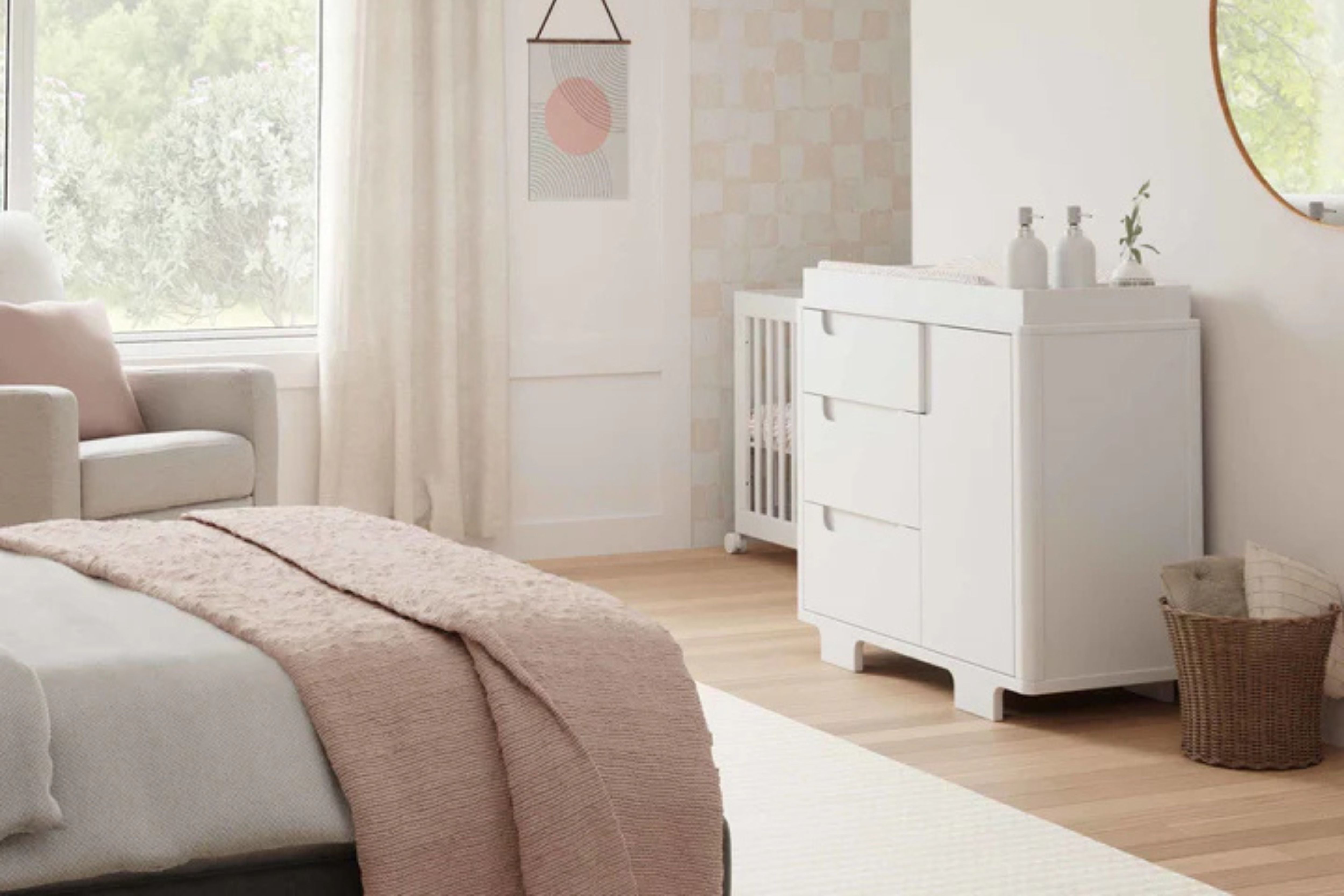 Babyletto Yuzu 3-Drawer Dresser White#color_white