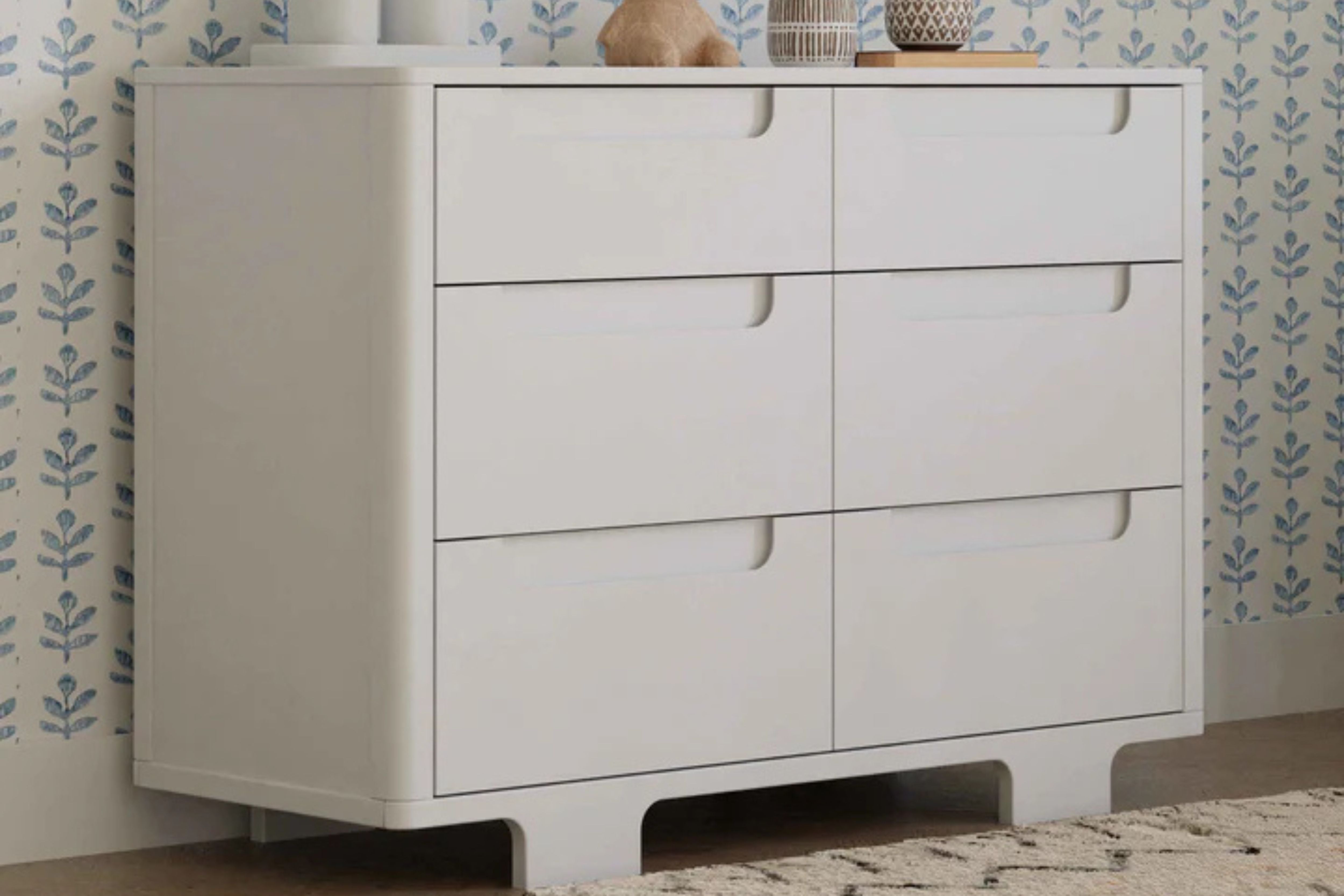 Babyletto Yuzu 6-Drawer Dresser White#color_white