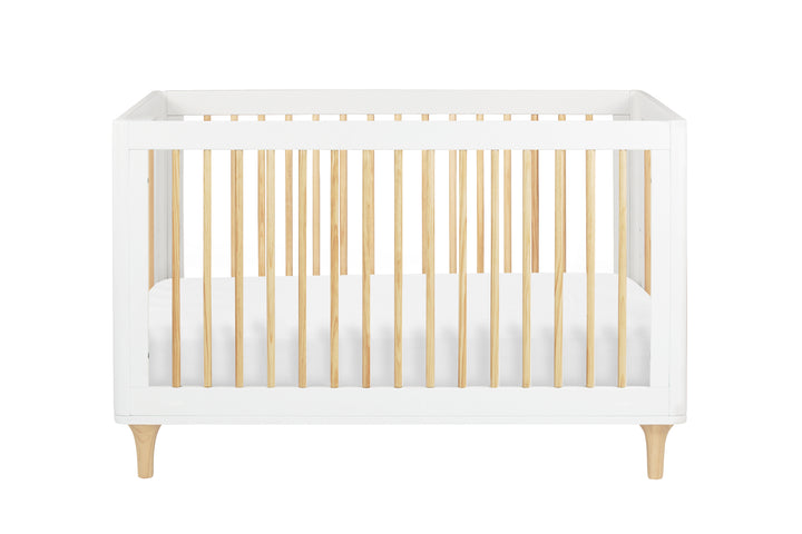 Babyletto Lolly Crib White Natural#color_white-and-natural